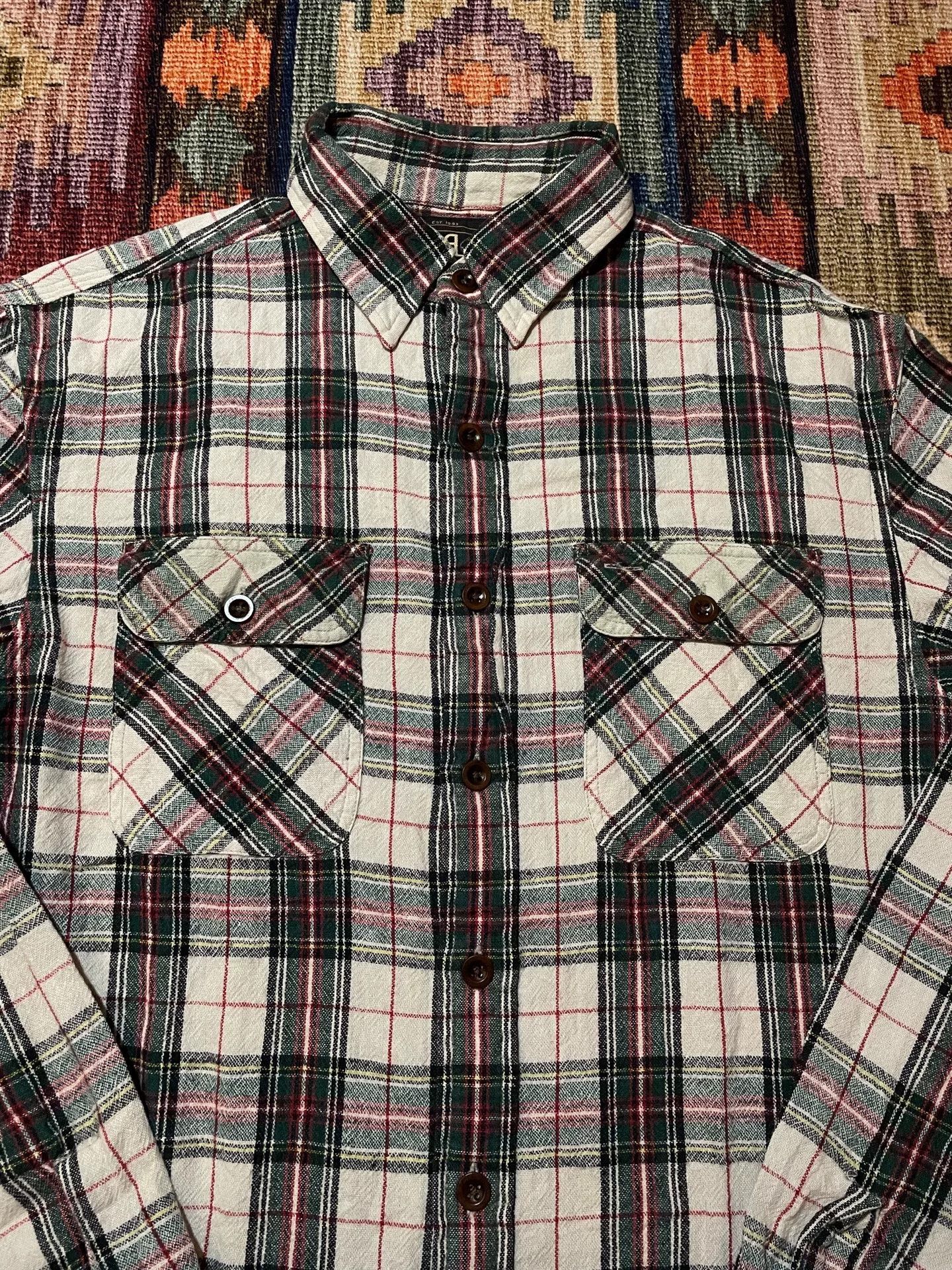 RRL Ralph Lauren RRL Vintage Plaid Work Shirt S Size US S / EU 44-46 / 1 - 3 Thumbnail