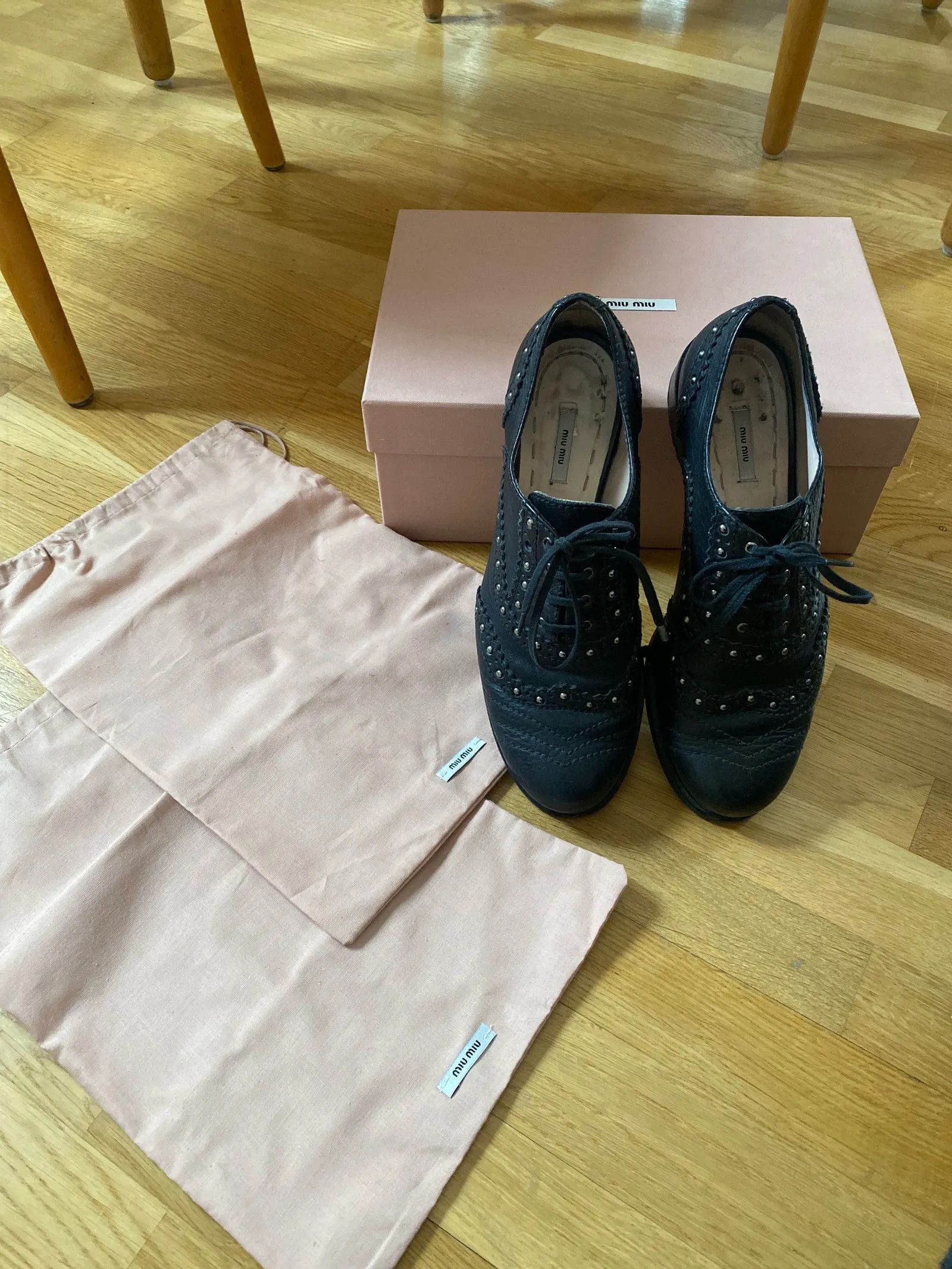 Miu Miu Miu Miu Shoes Size US 7 / IT 37 - 2 Thumbnail