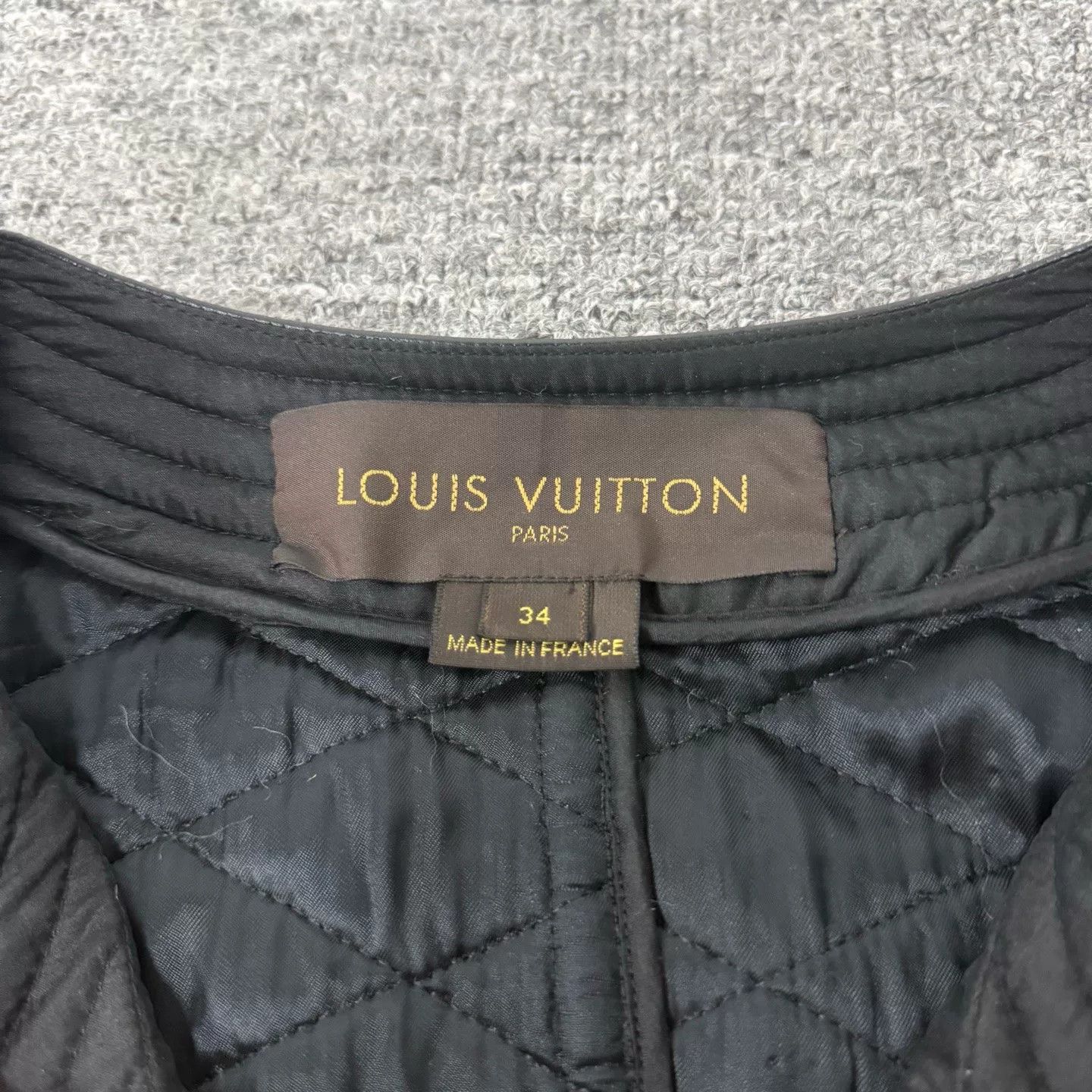 Louis Vuitton Louis Vuitton Tweed Patchwork Wool Coat Size XXS / US 00 / IT 34 - 6 Thumbnail