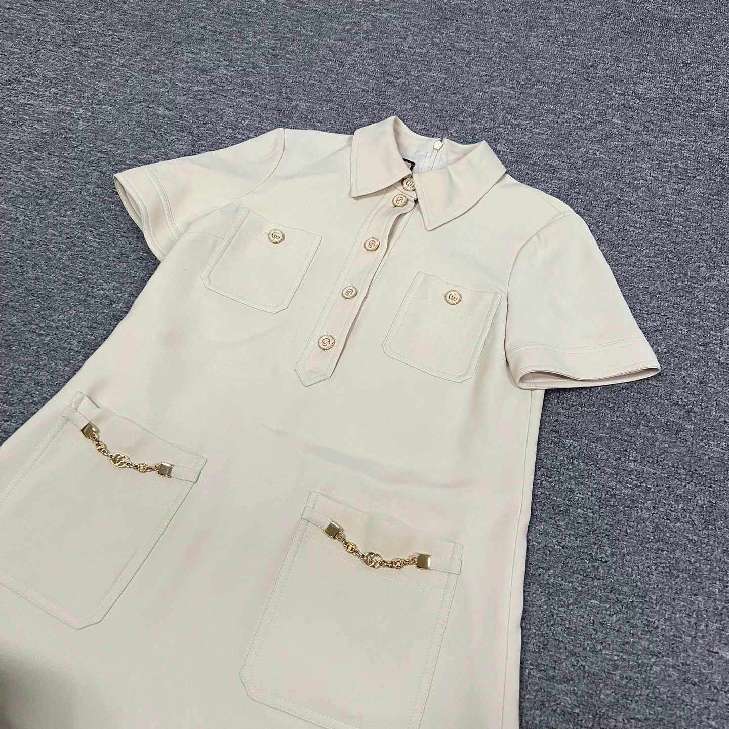 Gucci Gucci Horsebit Beige Dress Size XS / US 0-2 / IT 36-38 - 3 Thumbnail