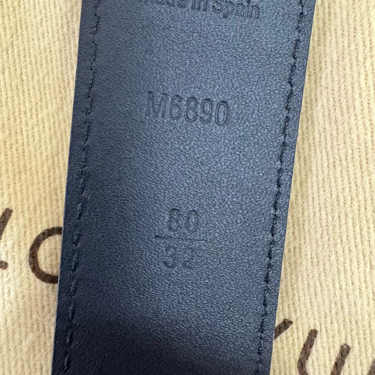 Louis Vuitton Louis Vuitton x Takashi Murakami Black Multicolor Belt Size ONE SIZE - 7 Thumbnail
