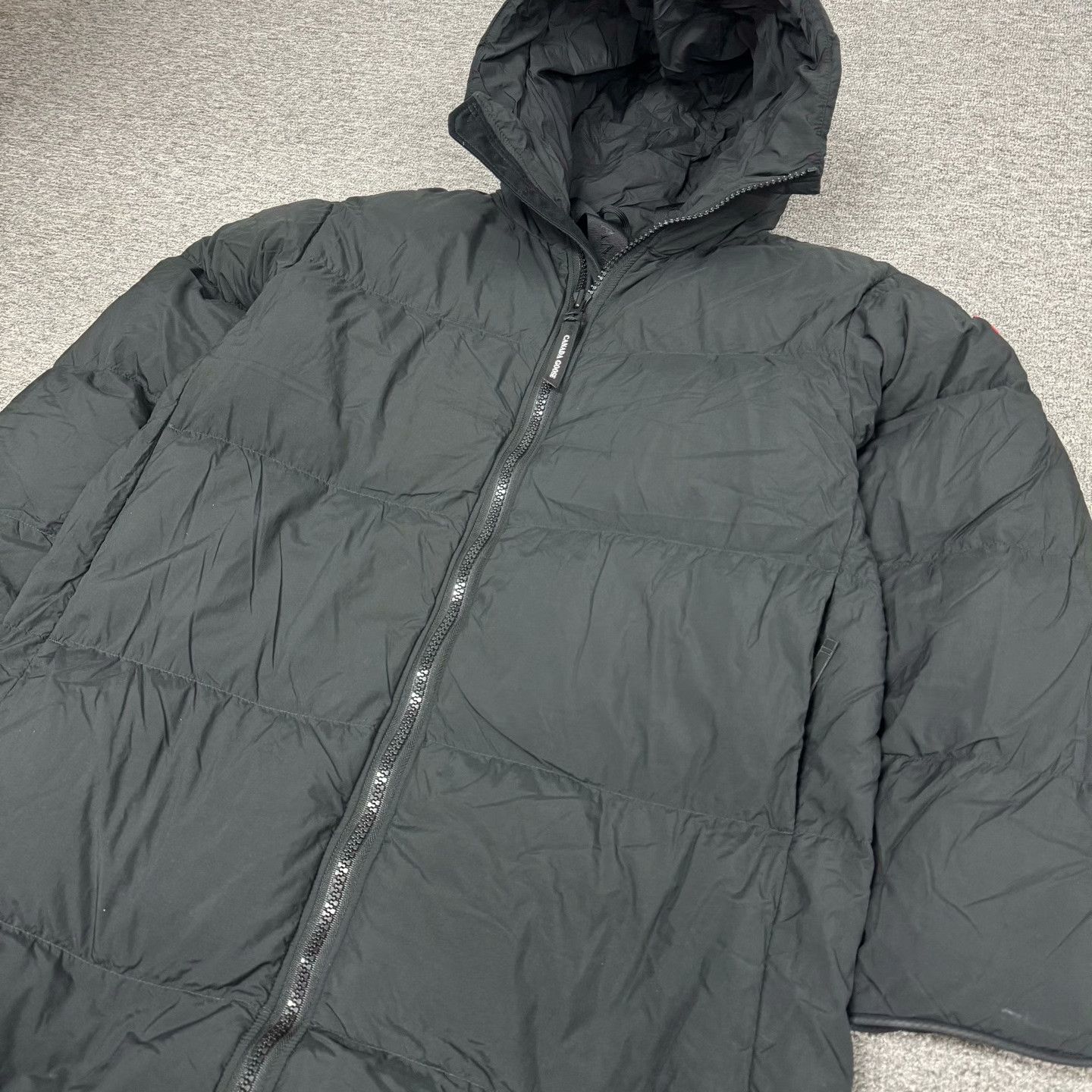 Canada Goose Canada Goose Long Logo Hooded Down Jacket L Size US L / EU 52-54 / 3 - 4 Thumbnail