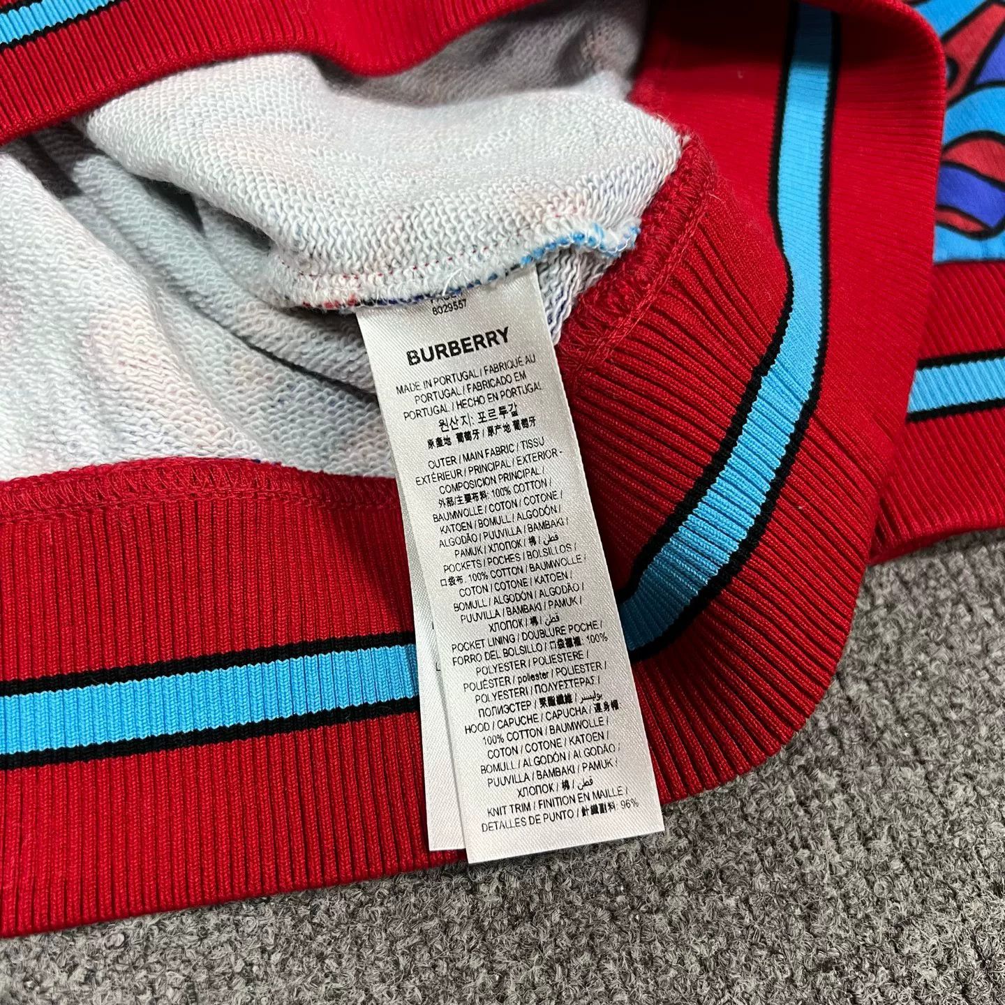 Burberry Burberry Colorblock TB Logo Hoodie Size US L / EU 52-54 / 3 - 6 Thumbnail