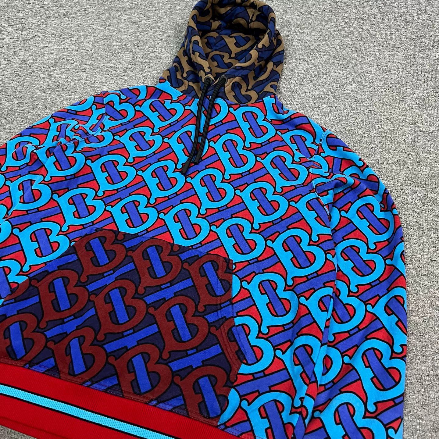 Burberry Burberry Colorblock TB Logo Hoodie Size US L / EU 52-54 / 3 - 4 Thumbnail