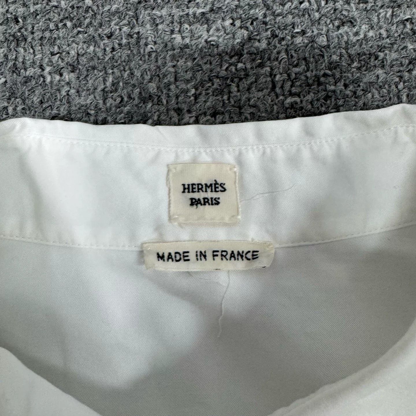Hermes Hermes Embroidered Logo Long Sleeve Shirt Size XS / US 0-2 / IT 36-38 - 6 Thumbnail