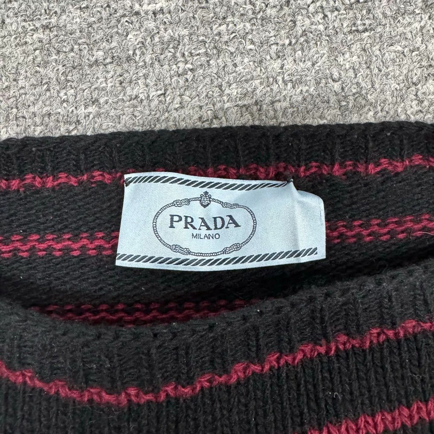 Prada Prada Racing Jacquard Striped Knit Sweater Size S / US 4 / IT 40 - 5 Thumbnail