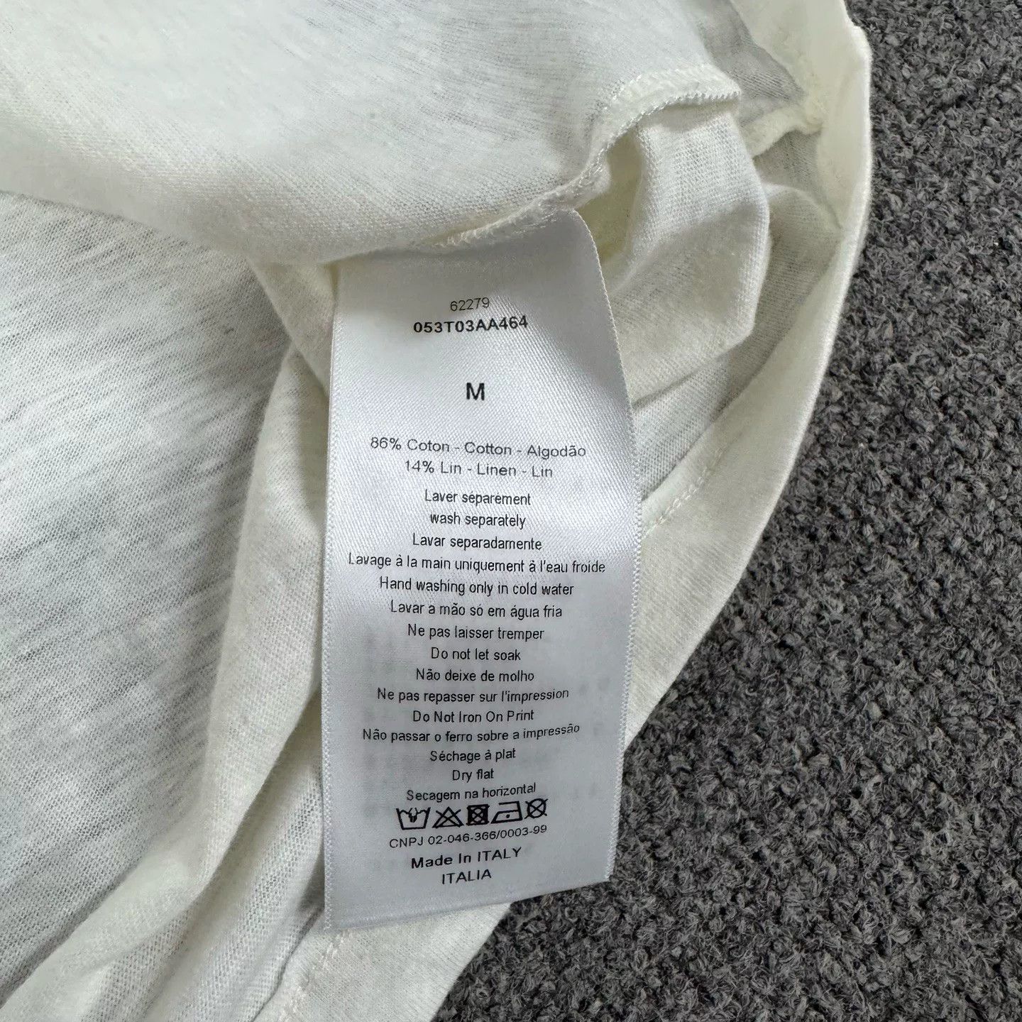 Dior Dior Crewneck Short-Sleeve T-Shirt M Size US M / EU 48-50 / 2 - 6 Thumbnail