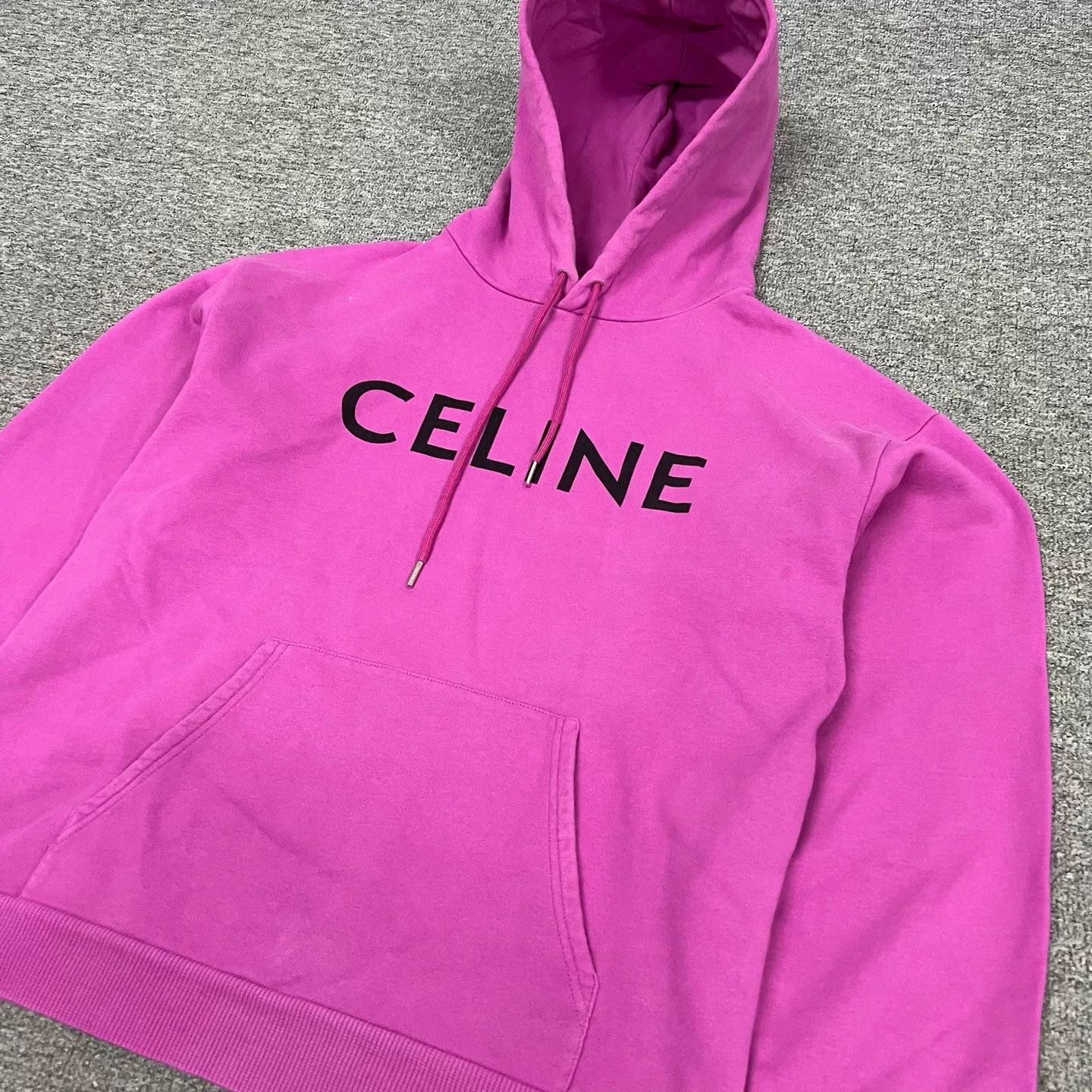 Celine Celine Large Logo Hoodie Size M / US 6-8 / IT 42-44 - 4 Thumbnail
