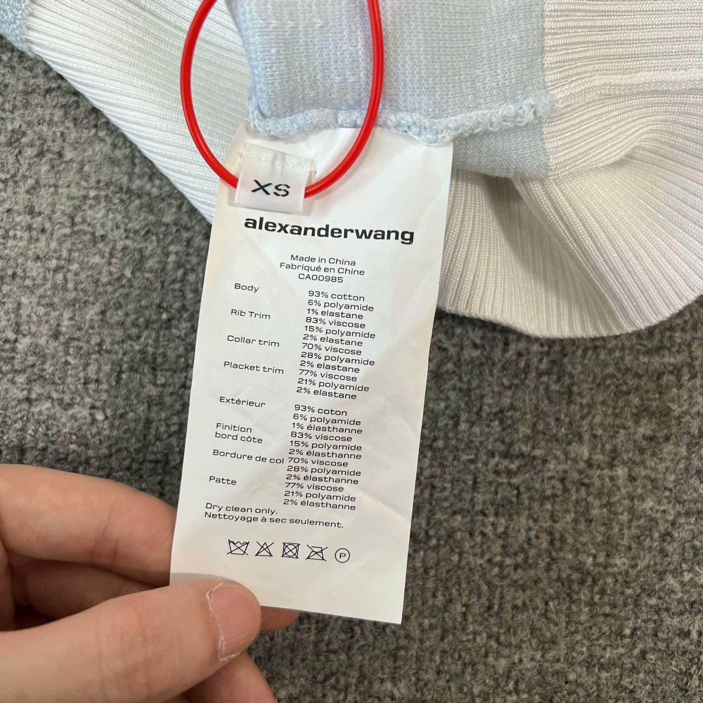 Alexander Wang Alexander Wang Diamond Plaid Towel Short Sleeve Size XS / US 0-2 / IT 36-38 - 7 Thumbnail