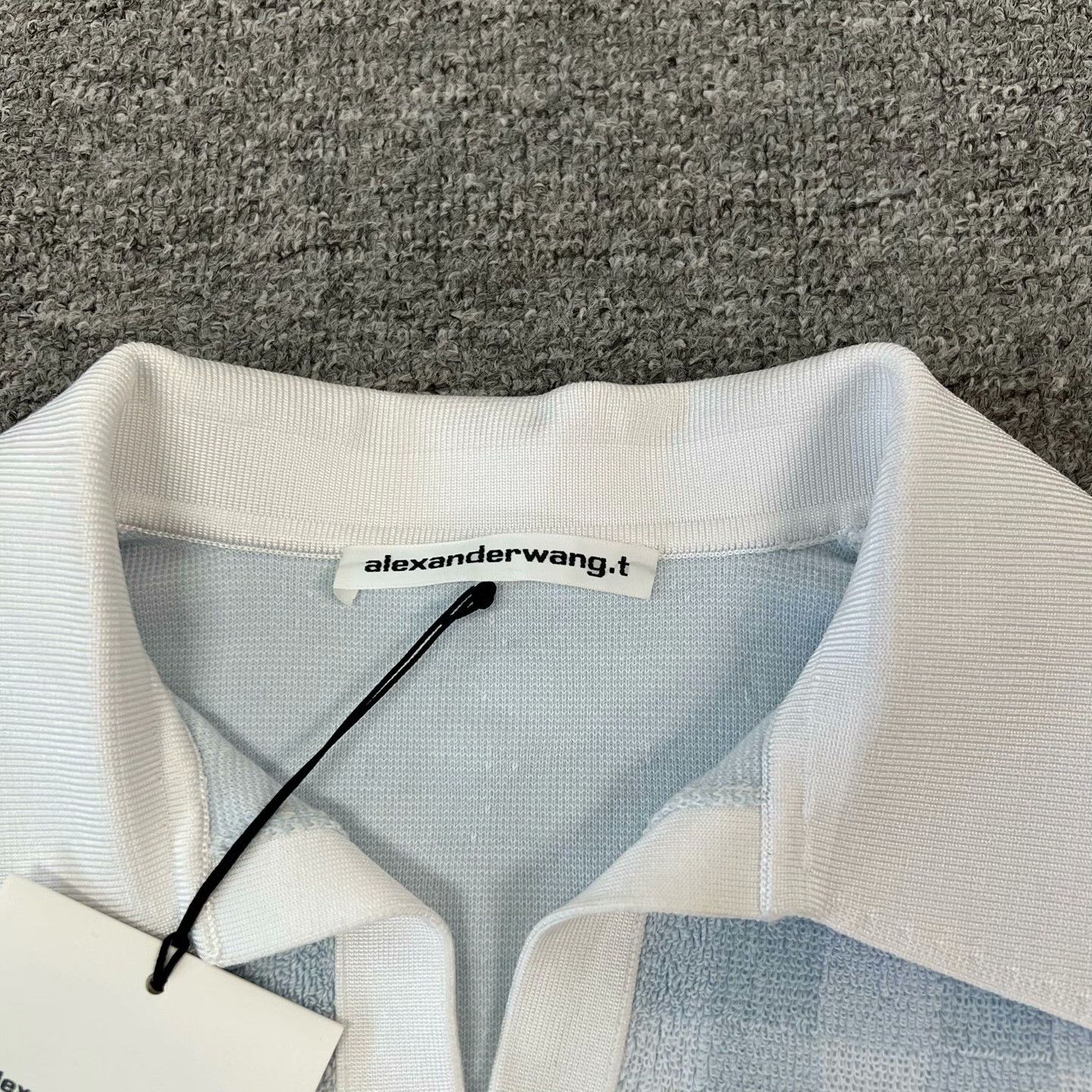 Alexander Wang Alexander Wang Diamond Plaid Towel Short Sleeve Size XS / US 0-2 / IT 36-38 - 6 Thumbnail
