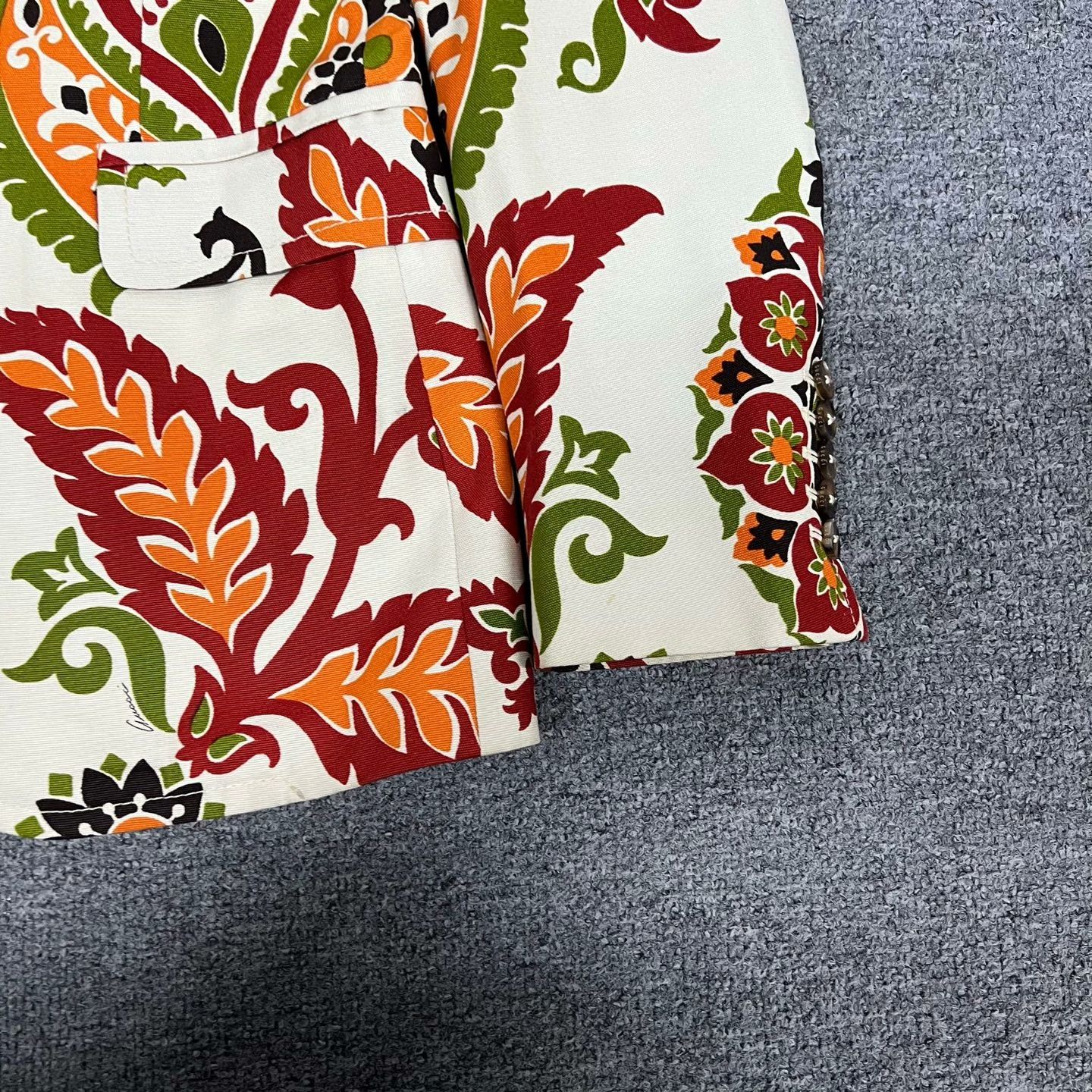 Gucci Gucci Floral Print Blazer Size L / US 10 / IT 46 - 3 Thumbnail