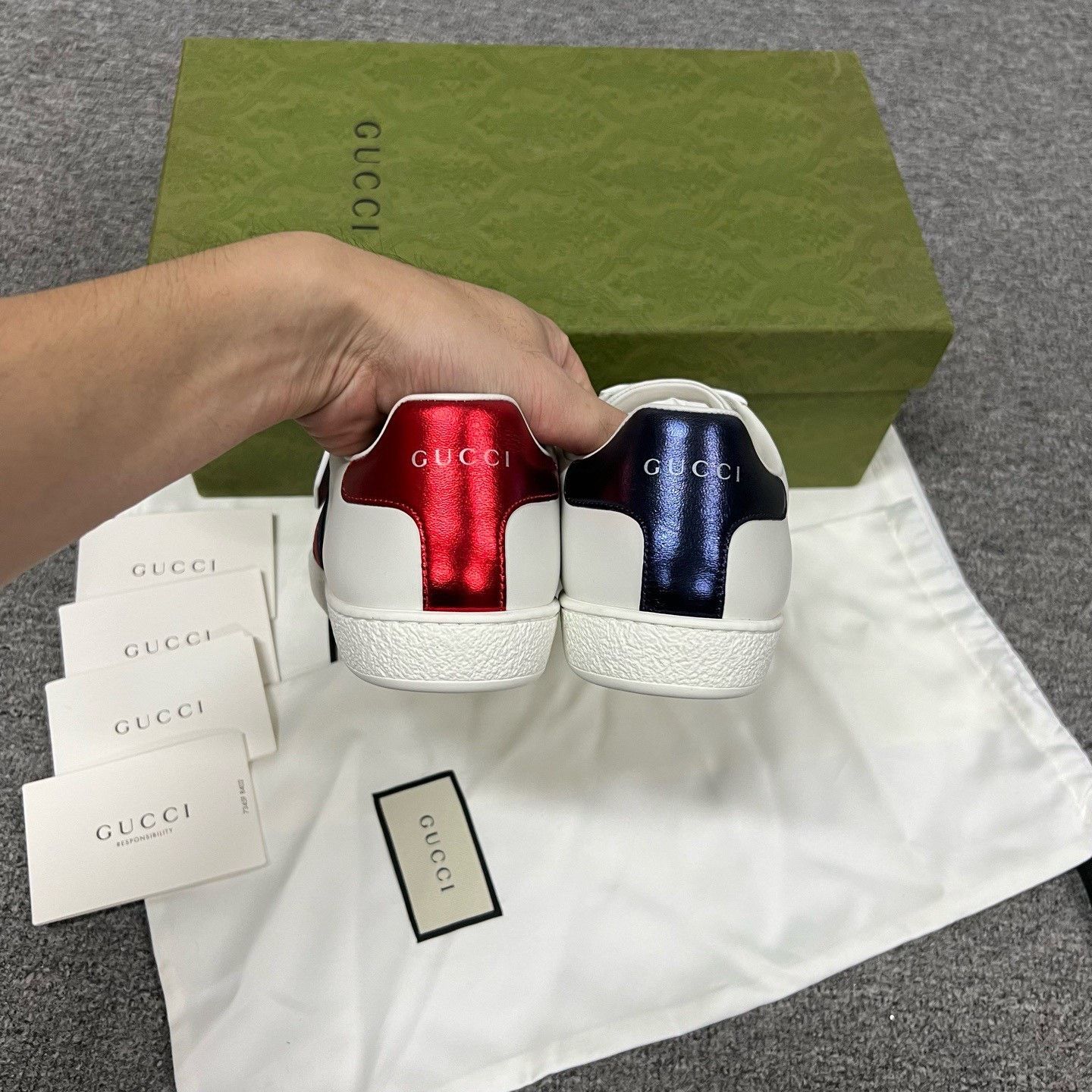 Gucci Gucci Velcro Colorful Sequin Sneakers Size US 7 / IT 37 - 4 Thumbnail