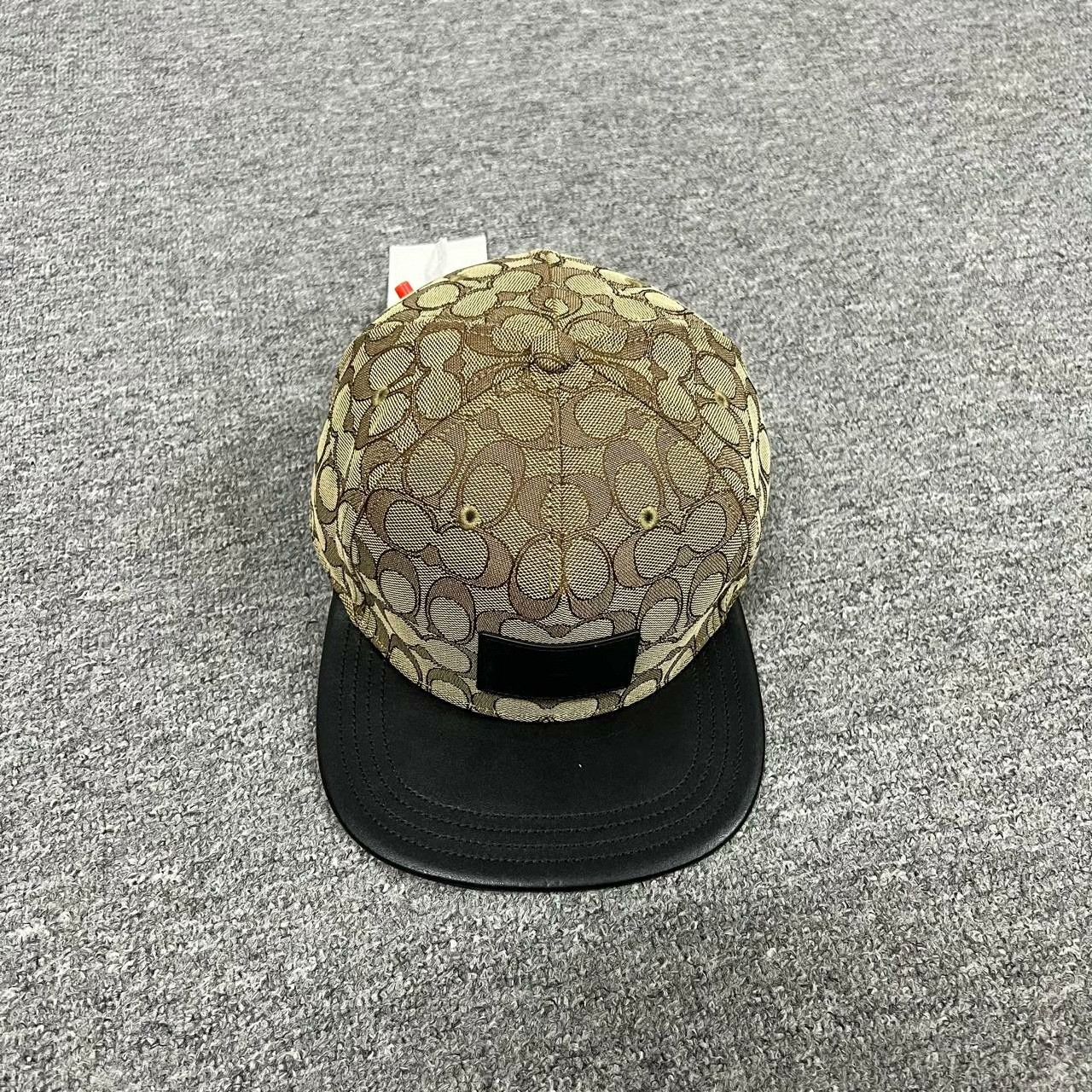 Coach Coach Logo Print Leather Patch Baseball Cap Size ONE SIZE - 2 Thumbnail