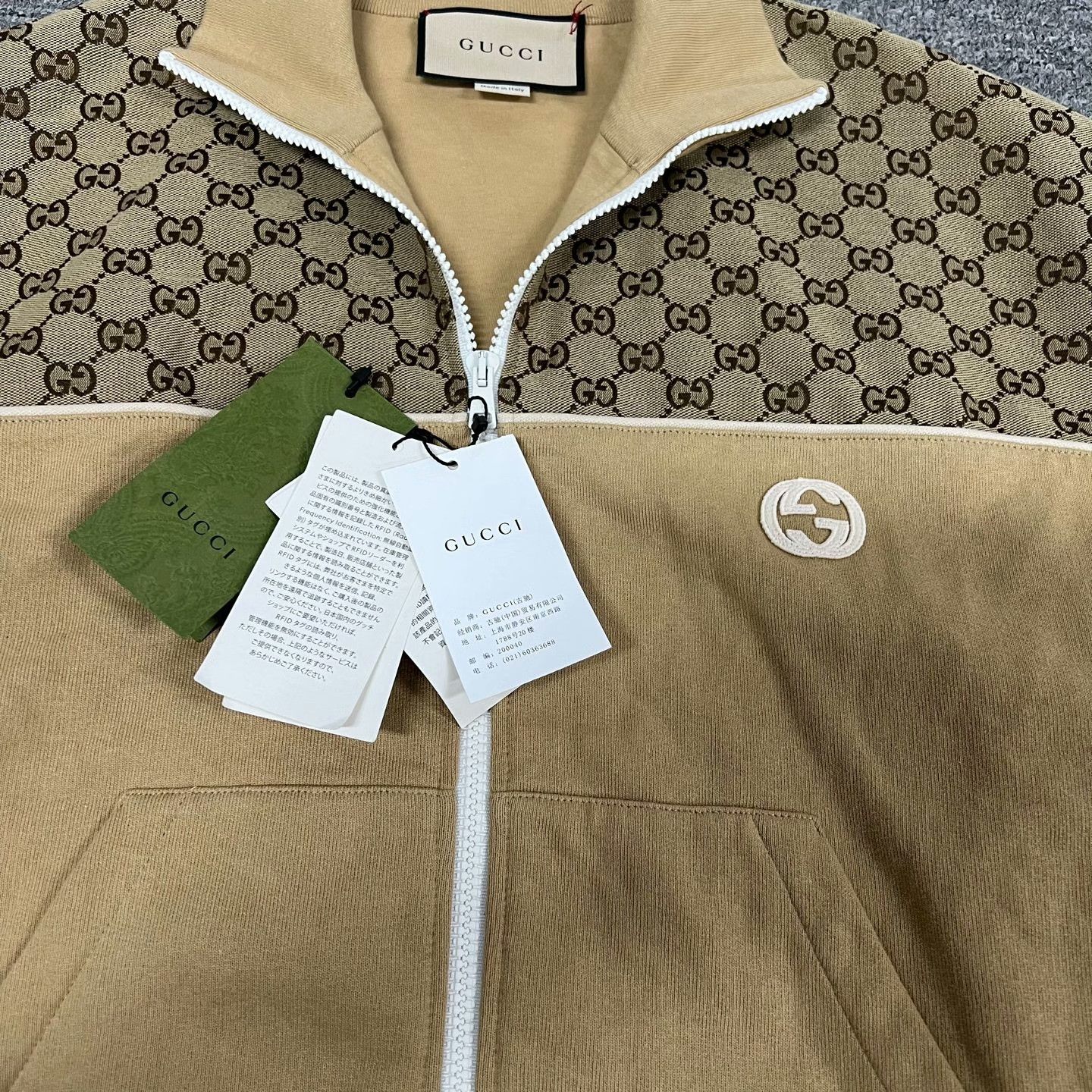 Gucci Gucci Spliced Monogram Zip Jacket Size M / US 6-8 / IT 42-44 - 5 Thumbnail