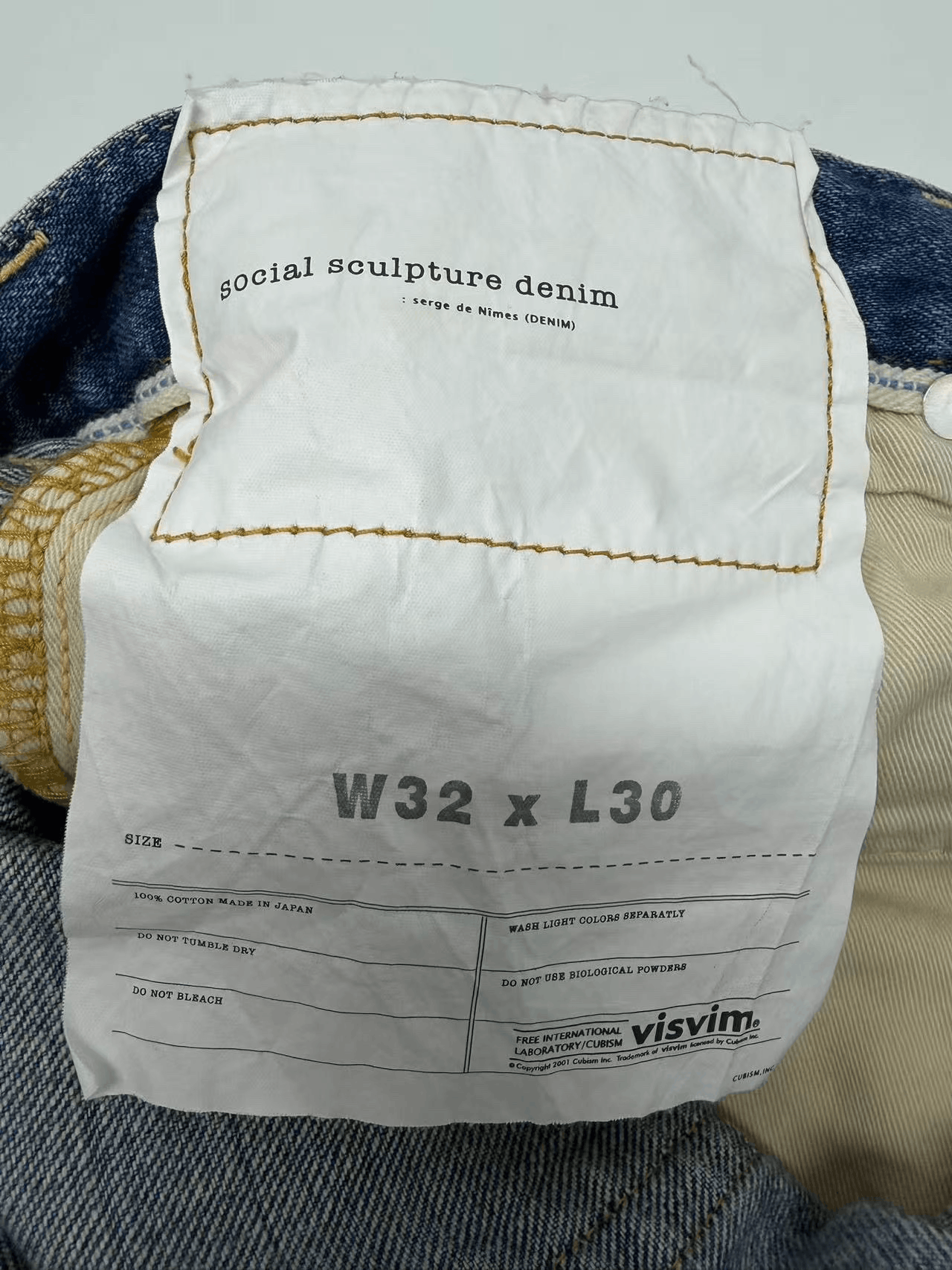 Visvim Visvim Blue Washed Distressed Jeans Size US 32 / EU 48 - 4 Thumbnail