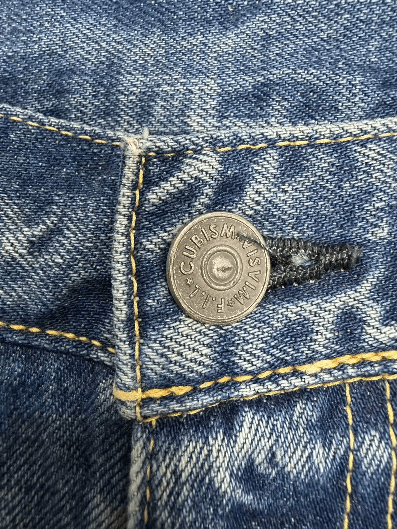 Visvim Visvim Blue Washed Distressed Jeans Size US 32 / EU 48 - 2 Thumbnail