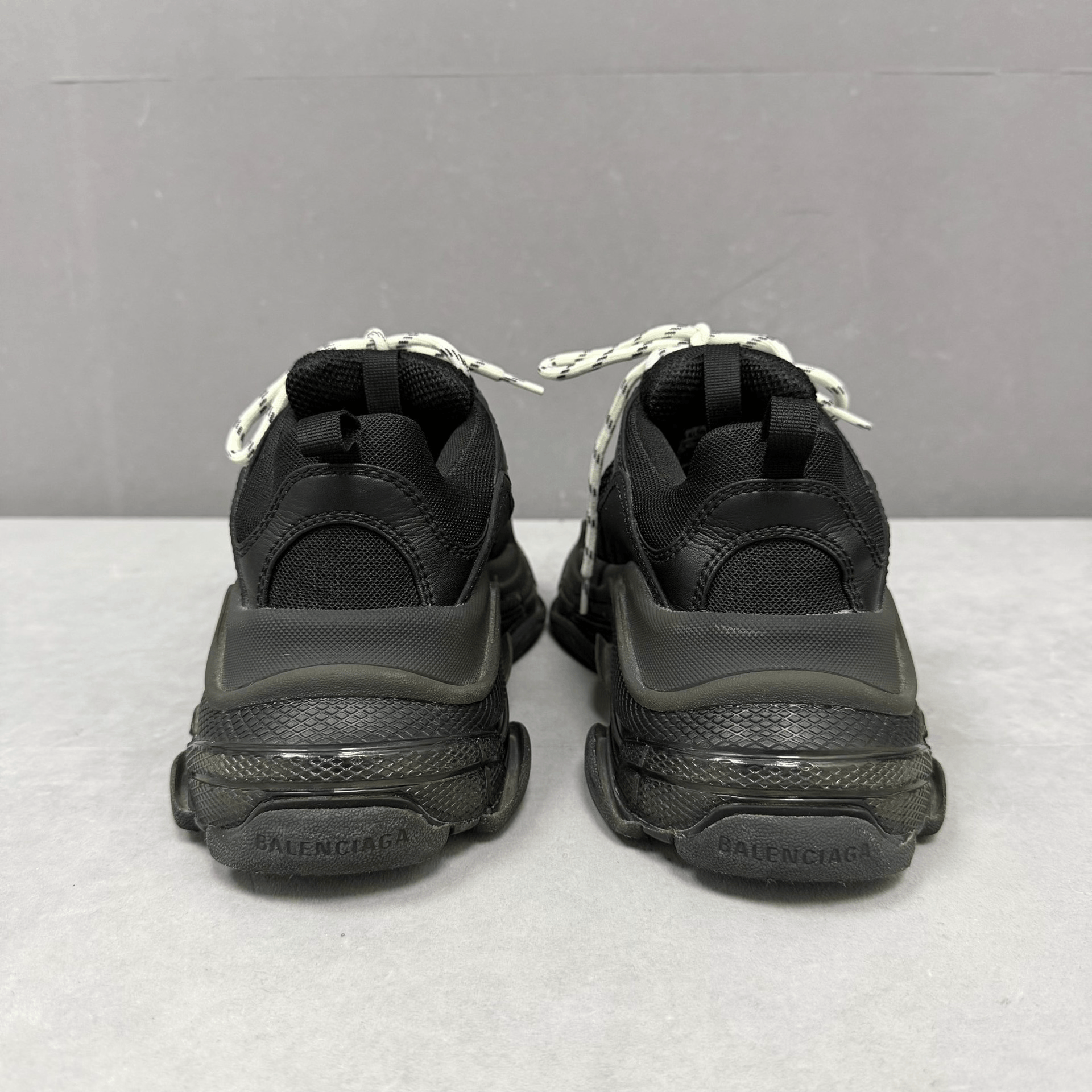 Balenciaga Balenciaga Triple S Black Sneakers Size US 5.5 / EU 38 - 4 Thumbnail