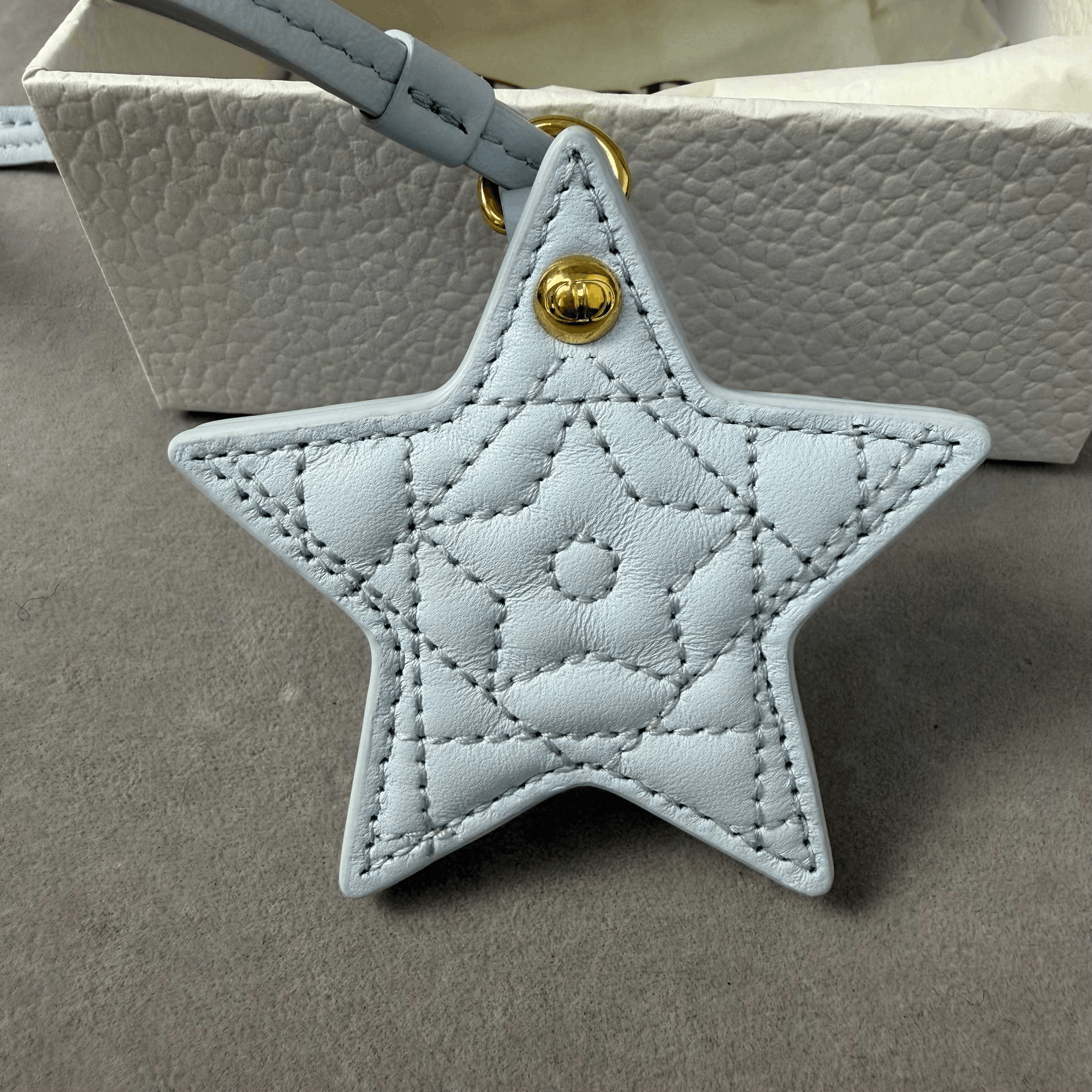 Dior Dior Baby Blue Leather Star Mirror Charm Size ONE SIZE - 3 Thumbnail