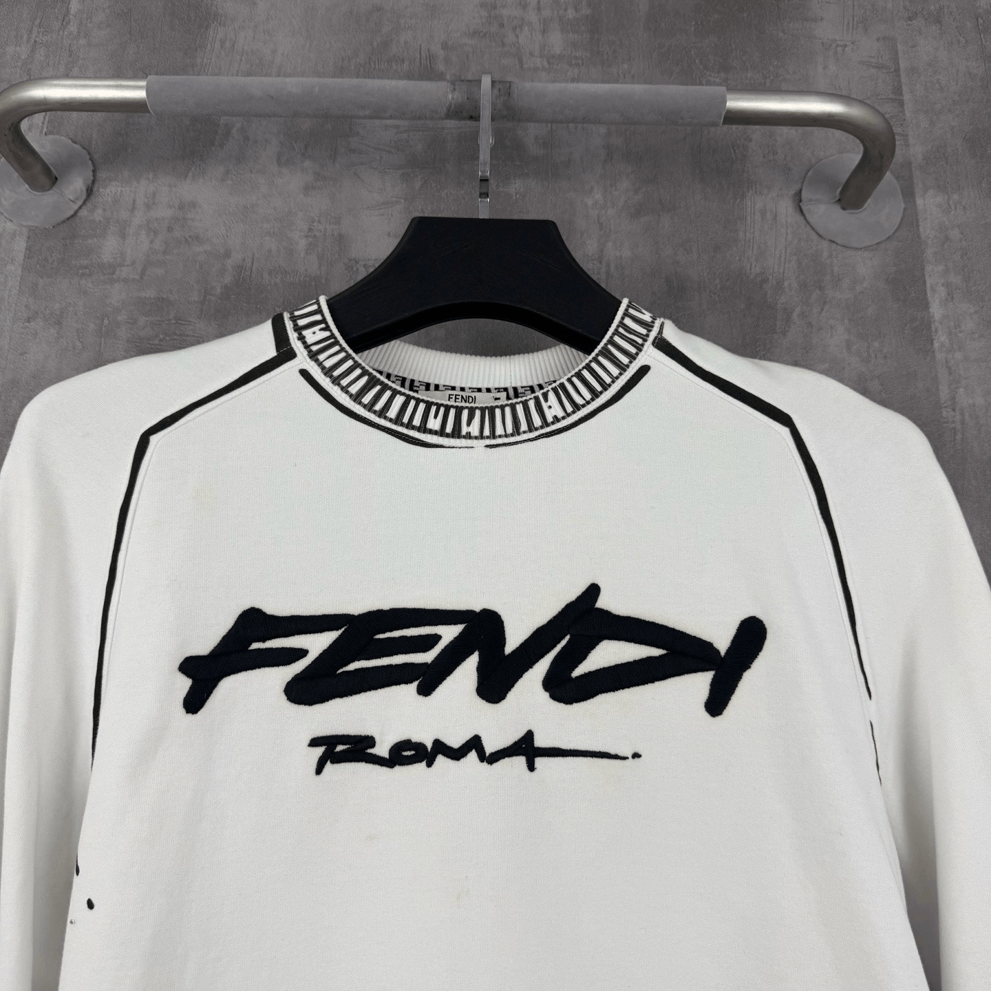 Fendi Fendi Crayon Graffiti Logo Sweatshirt Size US S / EU 44-46 / 1 - 3 Thumbnail