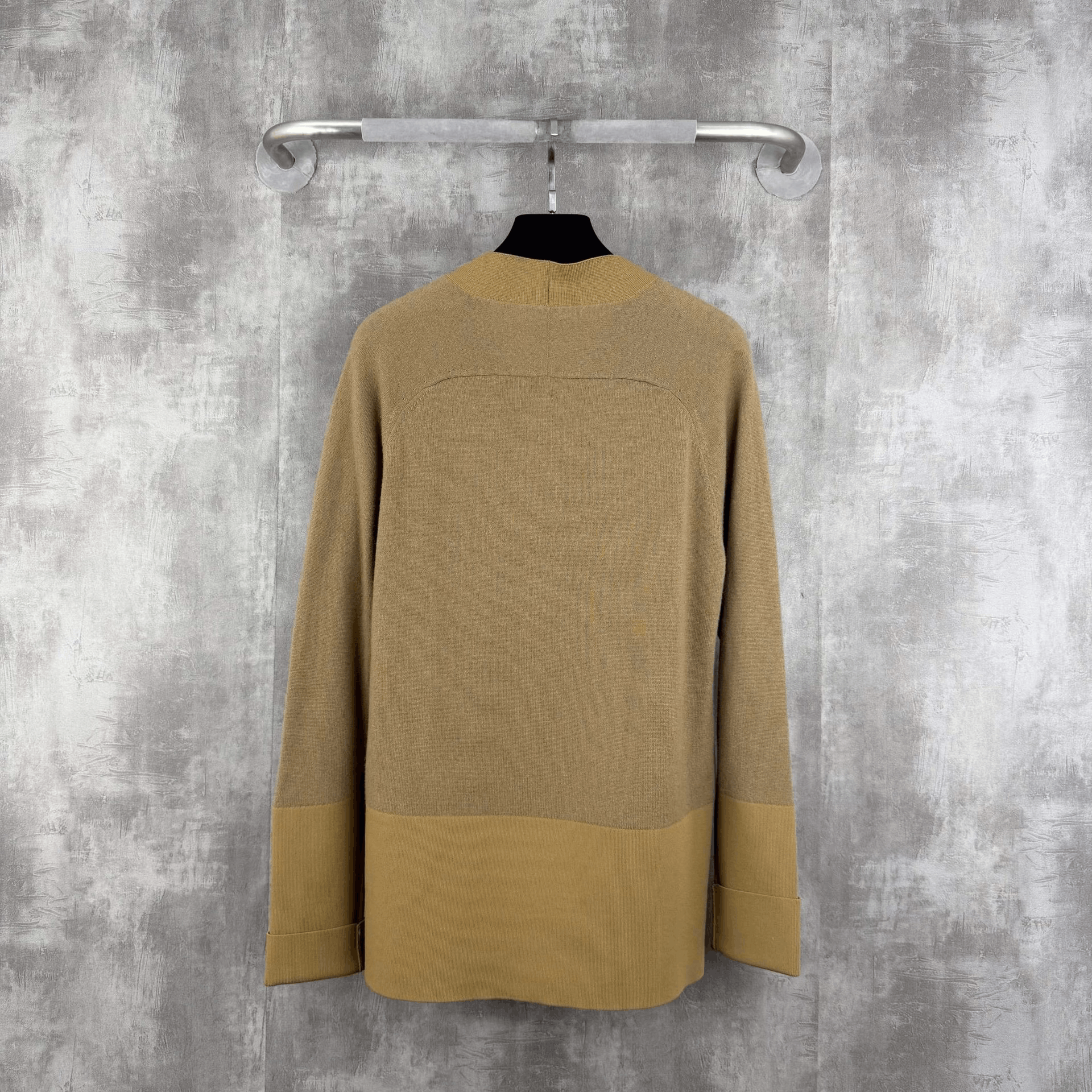 Balenciaga Balenciaga Camel Ribbon Snap Cashmere Cardigan Size XS / US 0-2 / IT 36-38 - 3 Thumbnail