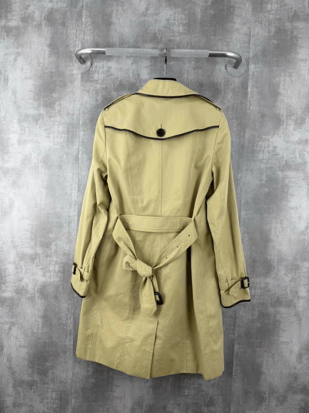Burberry Burberry Beige Trench Coat Check Lining Size XXS / US 00 / IT 34 - 3 Thumbnail