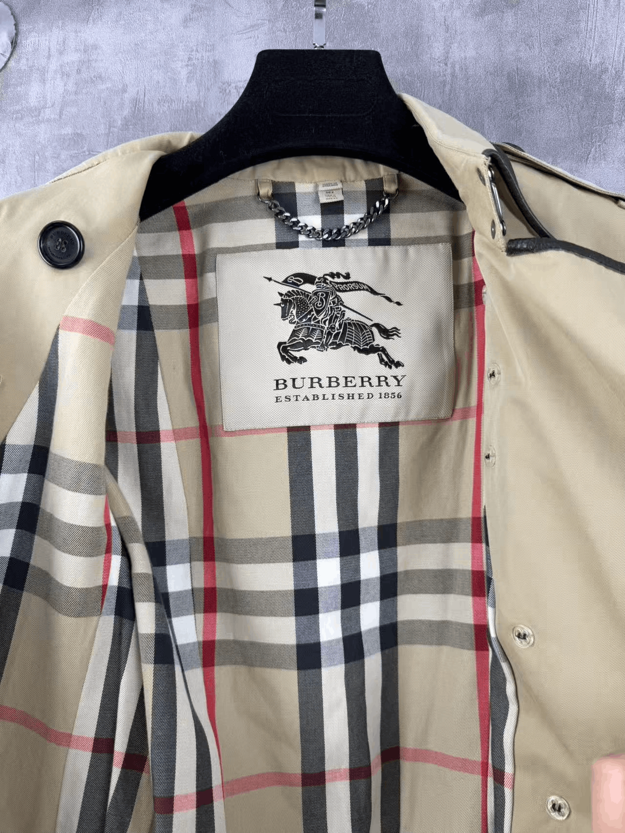 Burberry Burberry Beige Trench Coat Check Lining Size XXS / US 00 / IT 34 - 2 Thumbnail