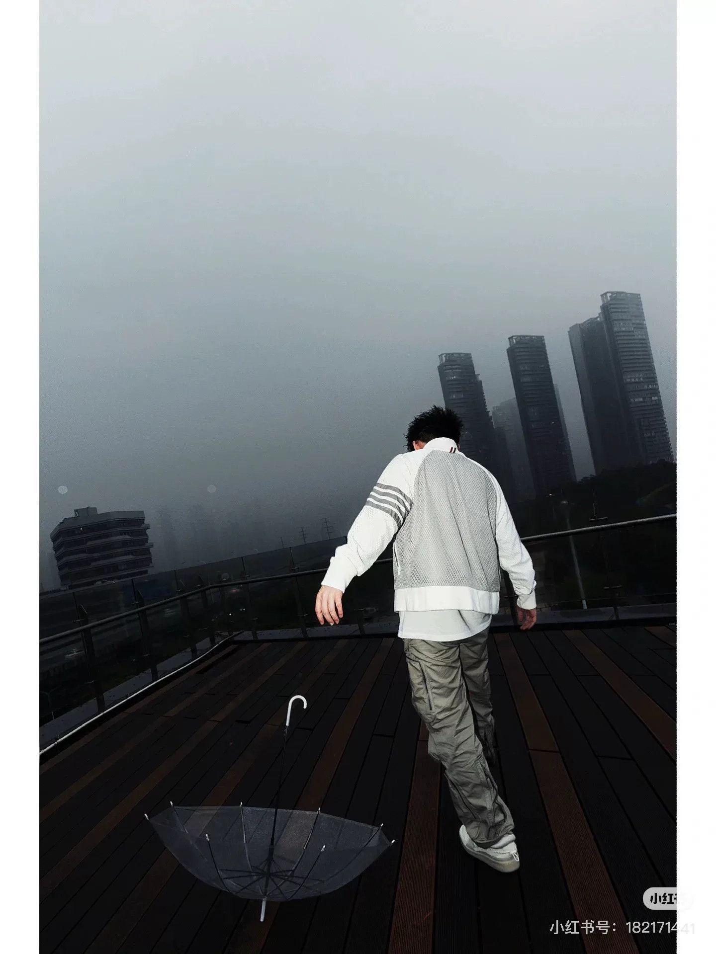 Thom Browne Thom Browne 4-Bar Gray White Mesh Zip Jacket Size US L / EU 52-54 / 3 - 5 Thumbnail