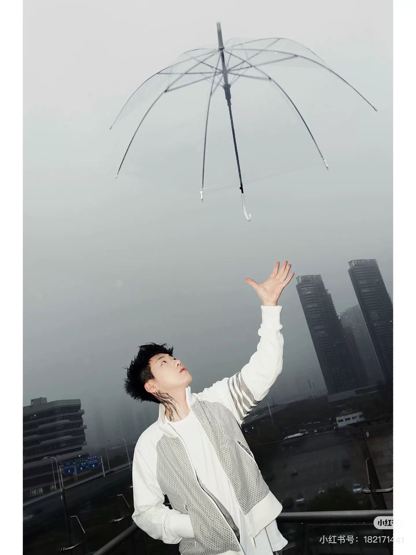 Thom Browne Thom Browne 4-Bar Gray White Mesh Zip Jacket Size US L / EU 52-54 / 3 - 8 Thumbnail