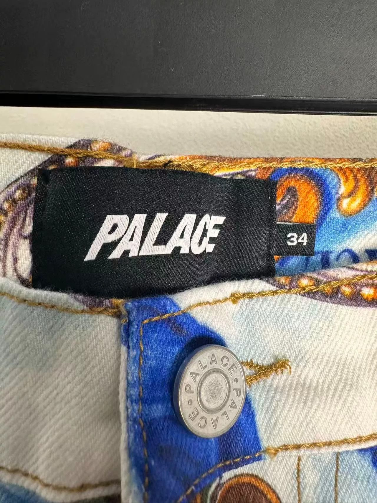 Palace Palace Holy Grail All-over Print Jeans Size US 34 / EU 50 - 3 Thumbnail