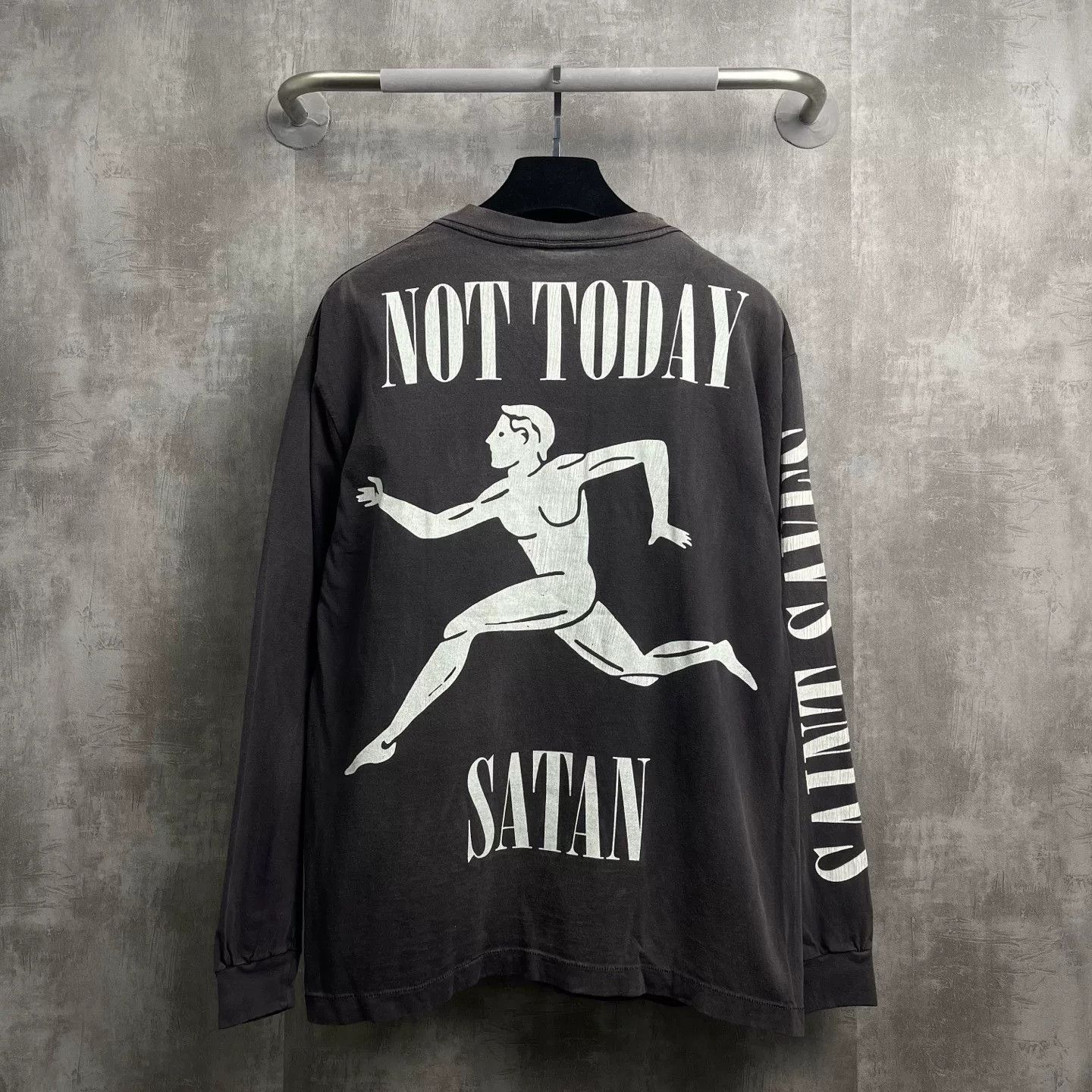 Saint Michael Saint Michael Runner Washed Black LS T-shirt Size US M / EU 48-50 / 2 - 3 Thumbnail