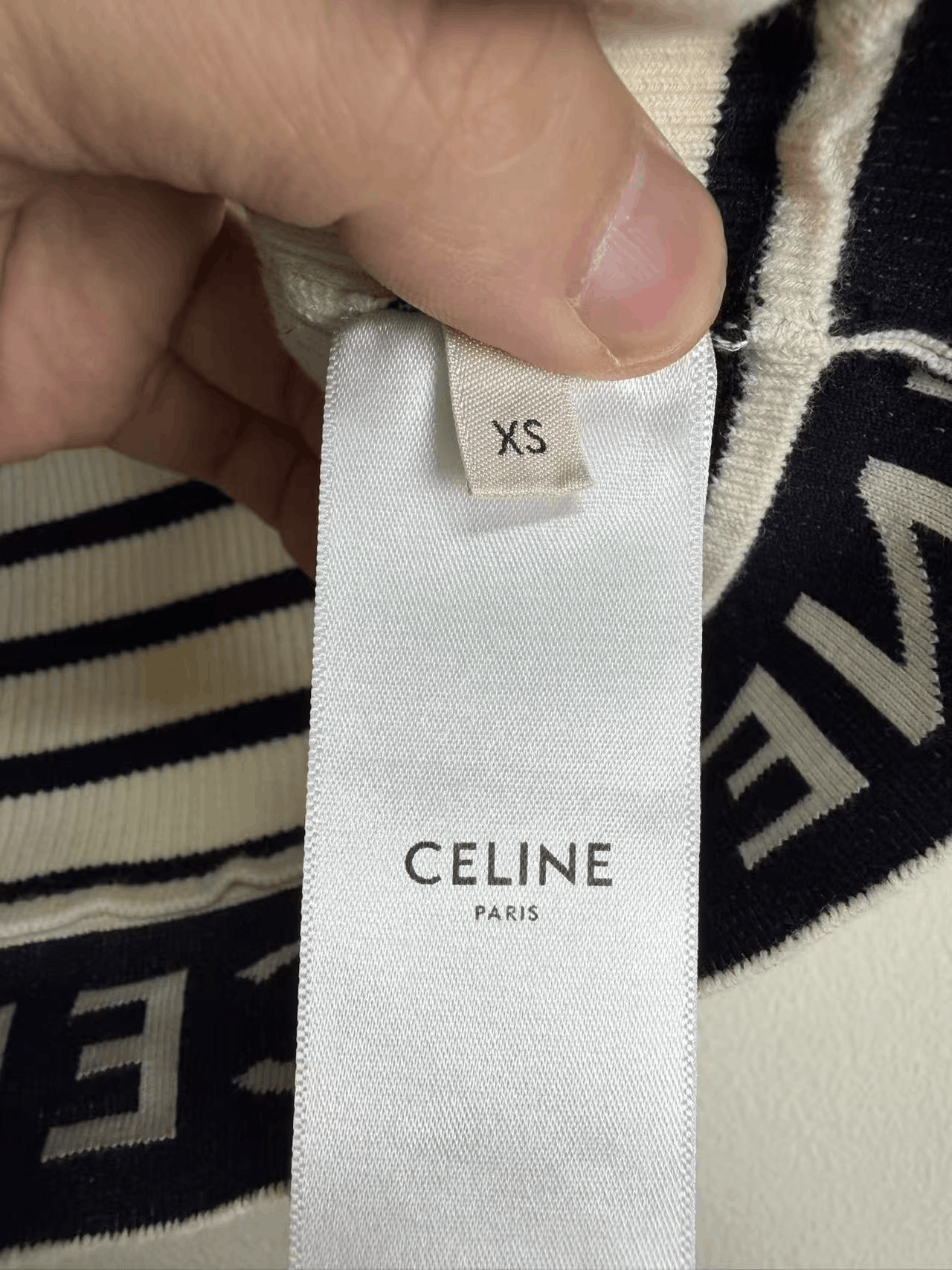 Celine Celine Black White Striped Vest Size XS / US 0-2 / IT 36-38 - 4 Thumbnail