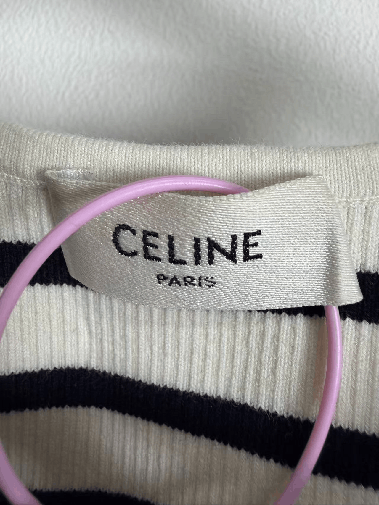Celine Celine Black White Striped Vest Size XS / US 0-2 / IT 36-38 - 3 Thumbnail