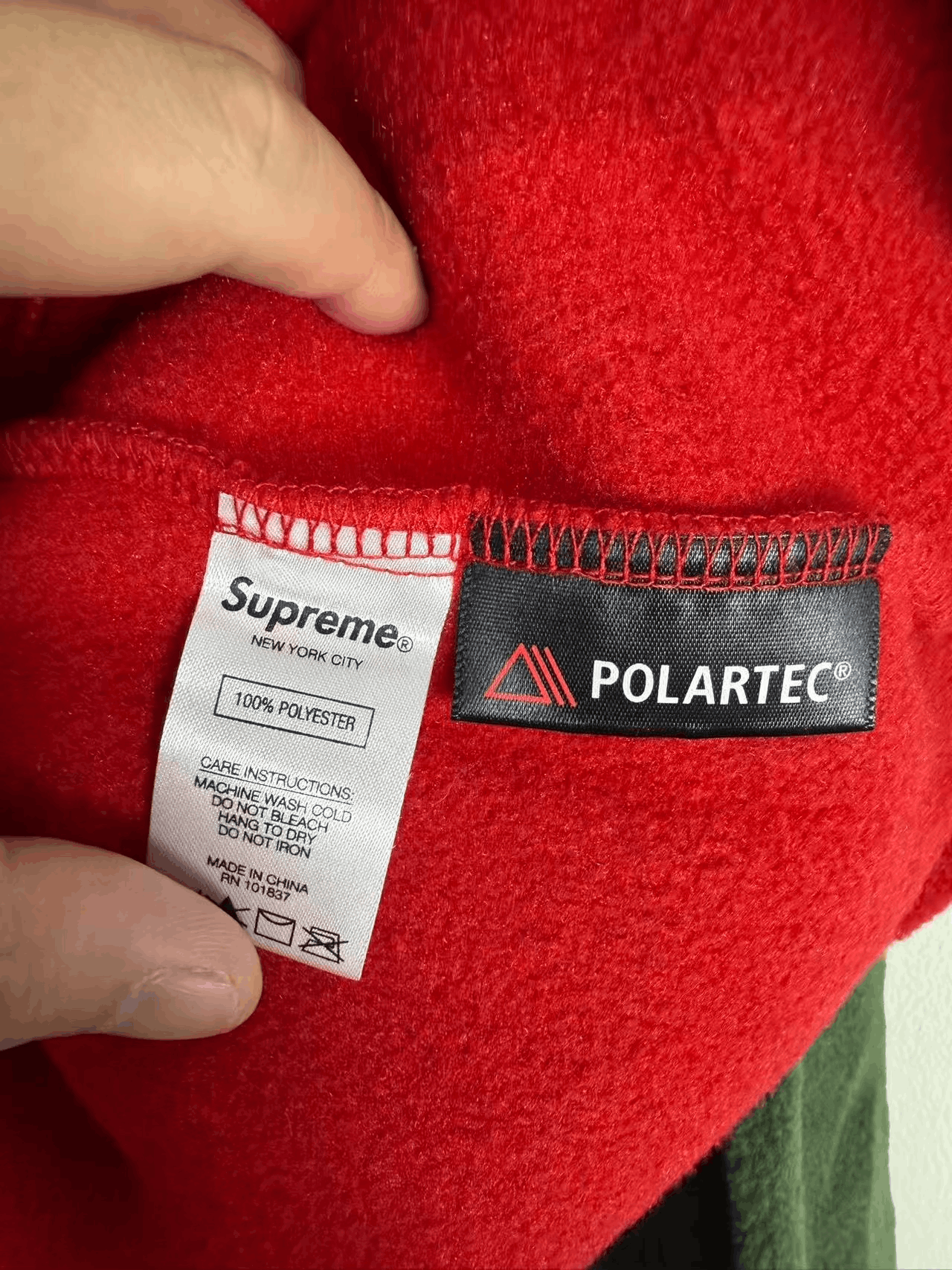 Supreme Supreme FW18 Polartec Hooded Raglan Coat Size US L / EU 52-54 / 3 - 5 Thumbnail