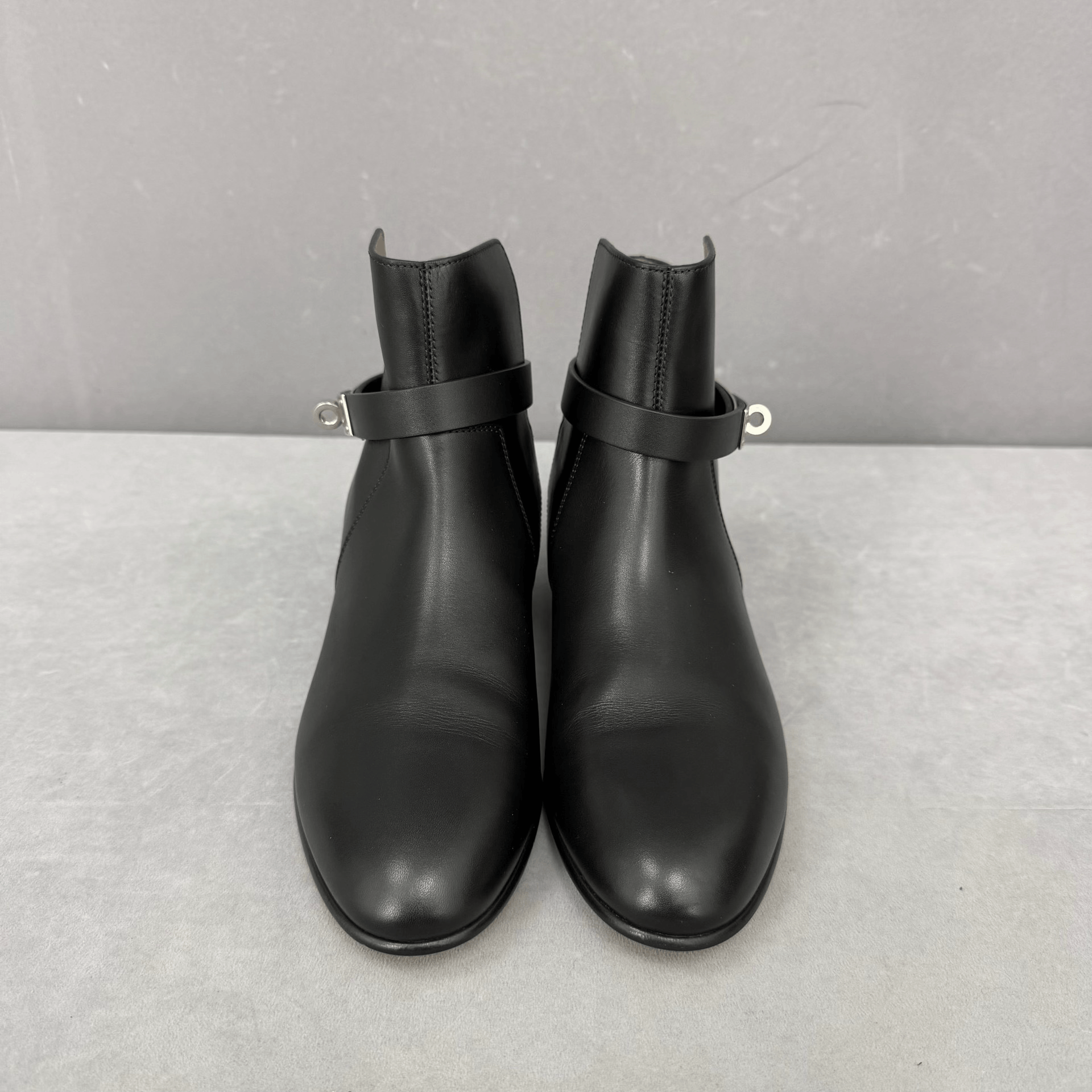 Hermes Hermes Kelly Silver Buckle Chelsea Boots Size US 6 / IT 36 - 2 Thumbnail