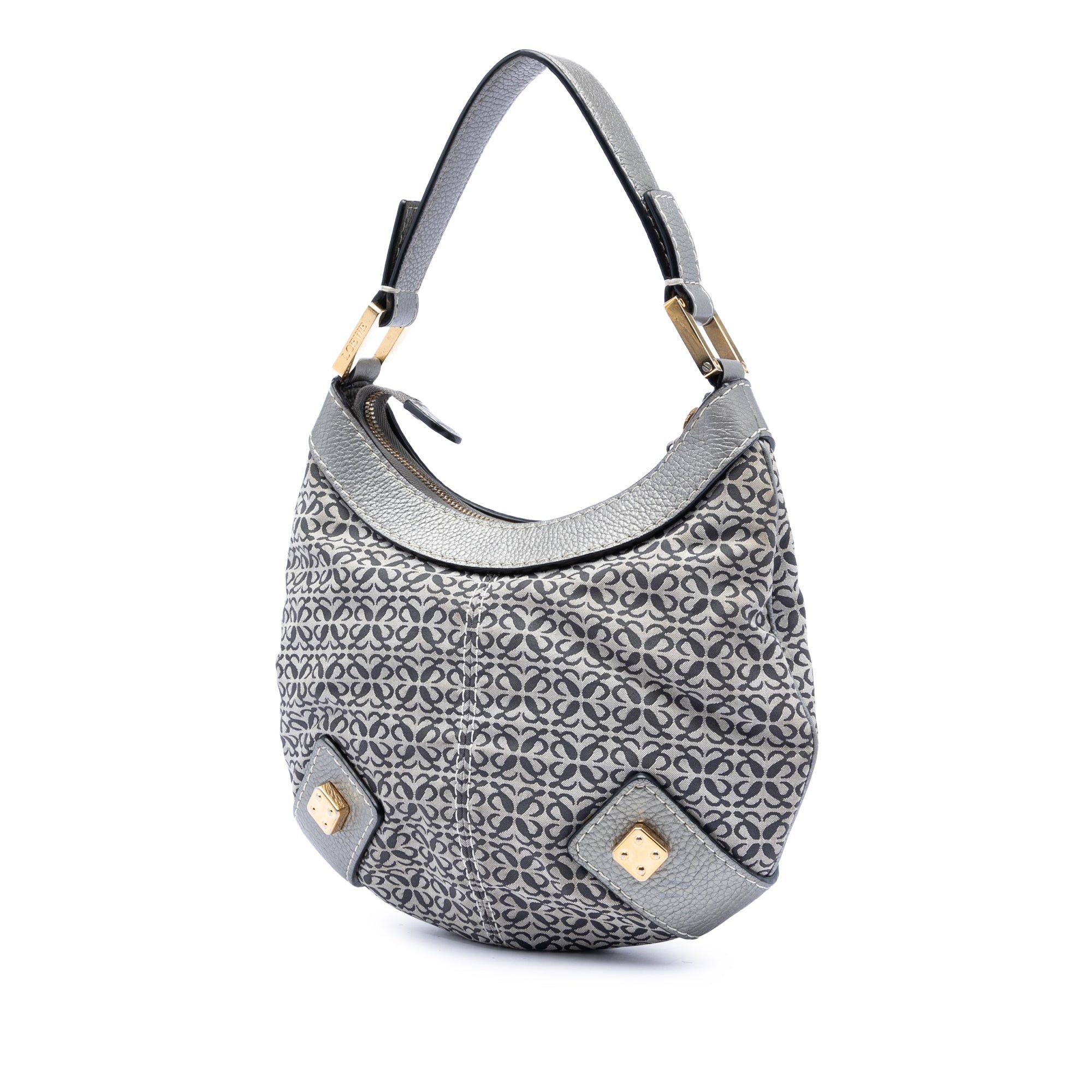 Loewe Anagram Canvas New Road Hobo Size ONE SIZE - 2 Thumbnail