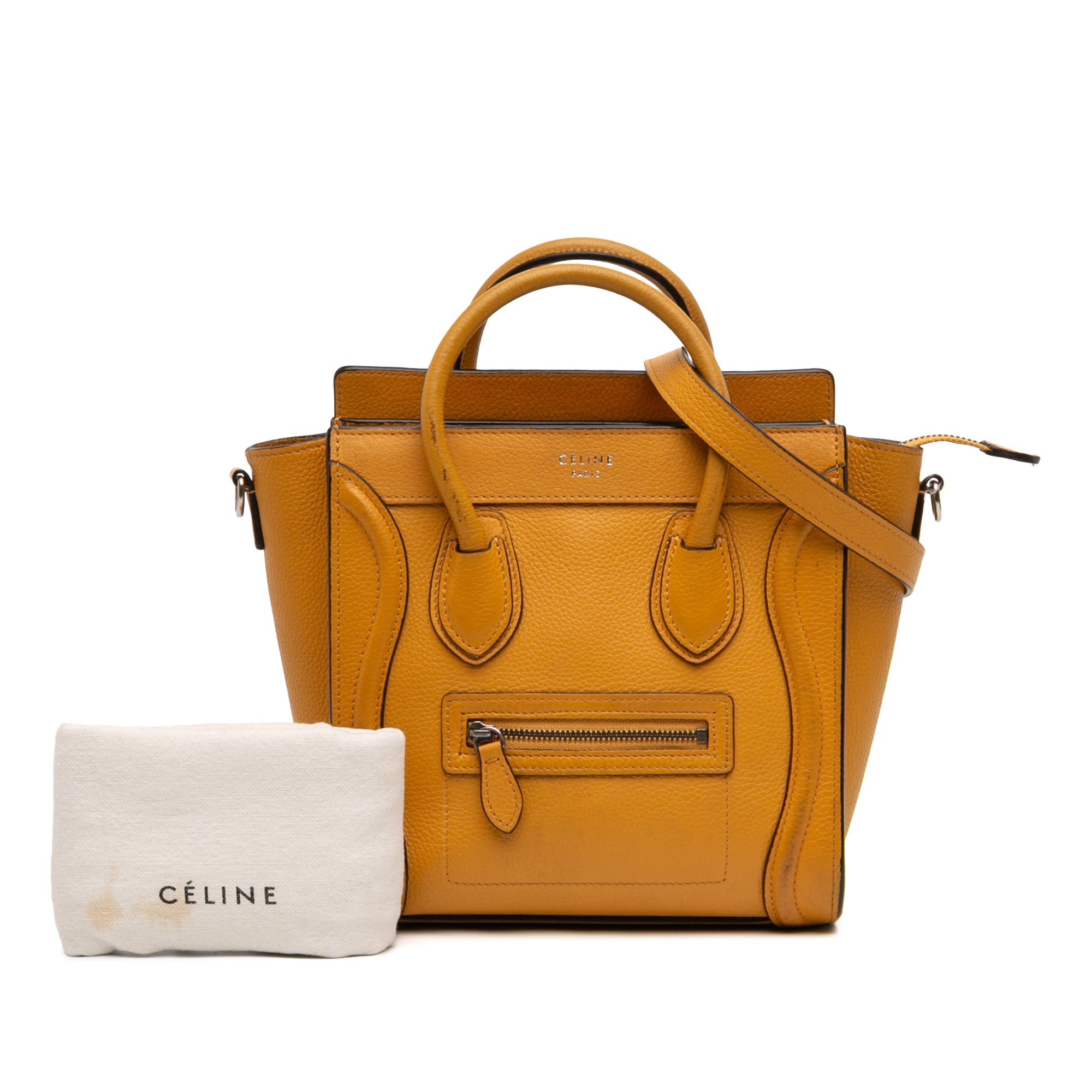 Celine Nano Leather Luggage Tote Size ONE SIZE - 12 Thumbnail