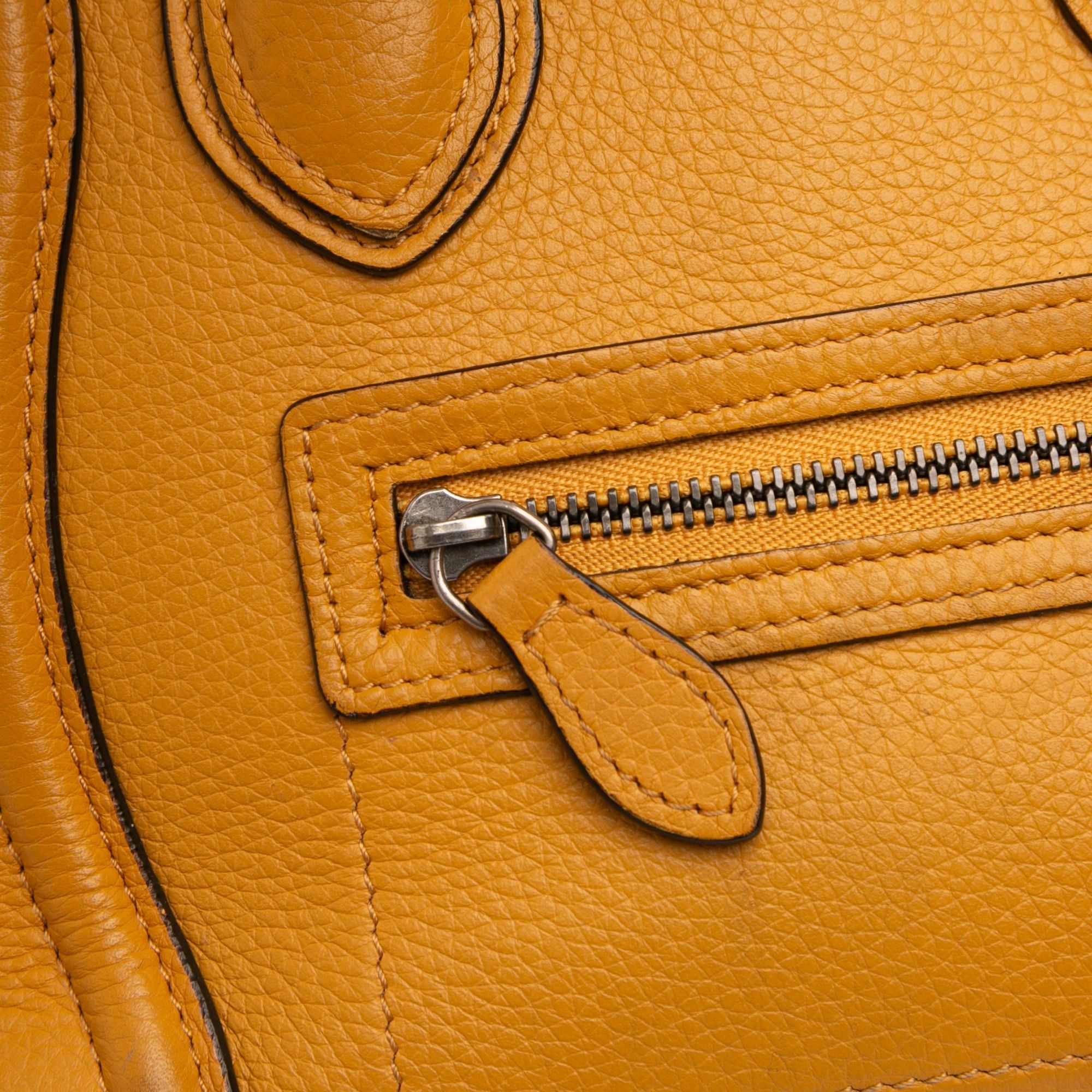 Celine Nano Leather Luggage Tote Size ONE SIZE - 8 Thumbnail