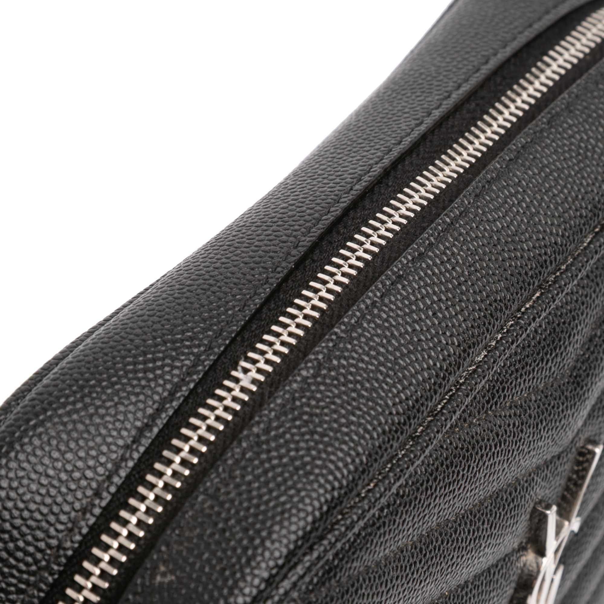Saint Laurent Paris Mini Grain de Poudre Monogram Lou Camera Bag Size ONE SIZE - 8 Thumbnail