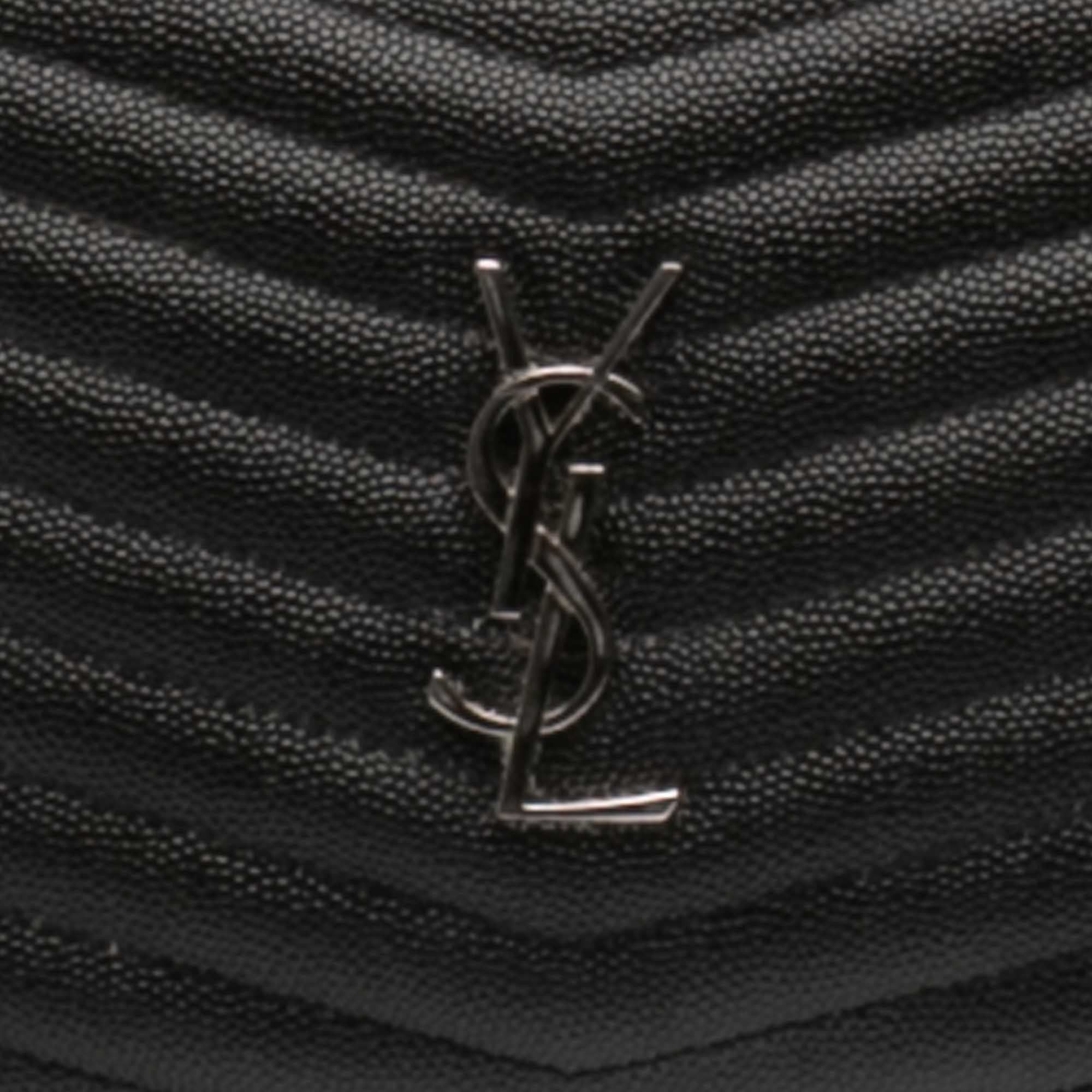 Saint Laurent Paris Mini Grain de Poudre Monogram Lou Camera Bag Size ONE SIZE - 7 Thumbnail