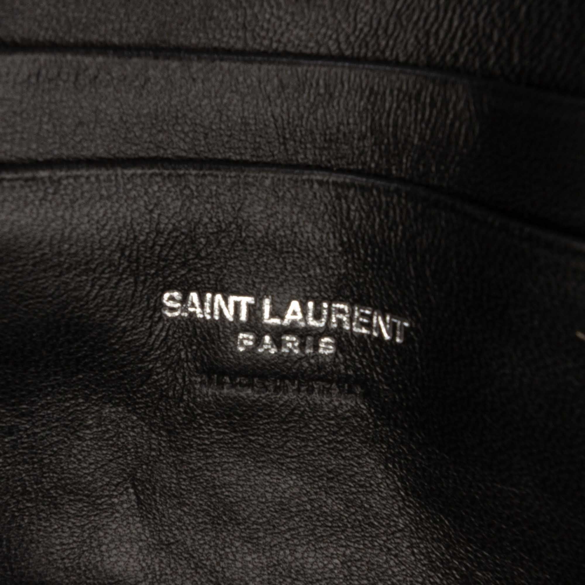 Saint Laurent Paris Mini Grain de Poudre Monogram Lou Camera Bag Size ONE SIZE - 5 Thumbnail