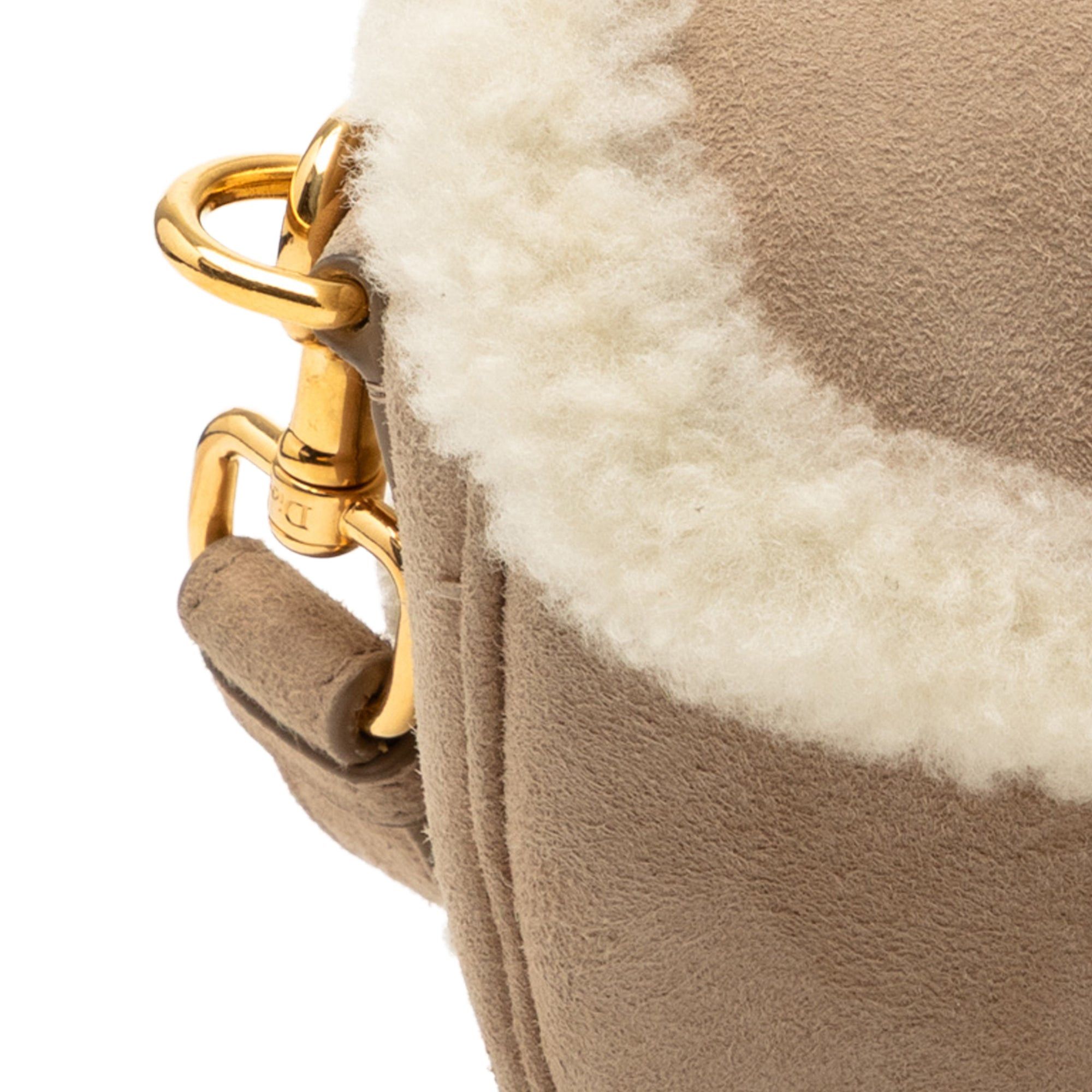 Dior Small Suede Shearling Bobby Crossbody Size ONE SIZE - 7 Thumbnail