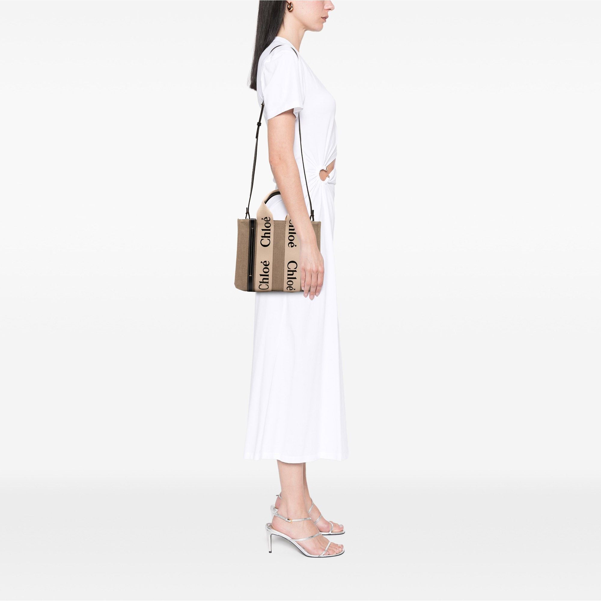 Chloe Small Canvas Woody Satchel Size ONE SIZE - 10 Thumbnail
