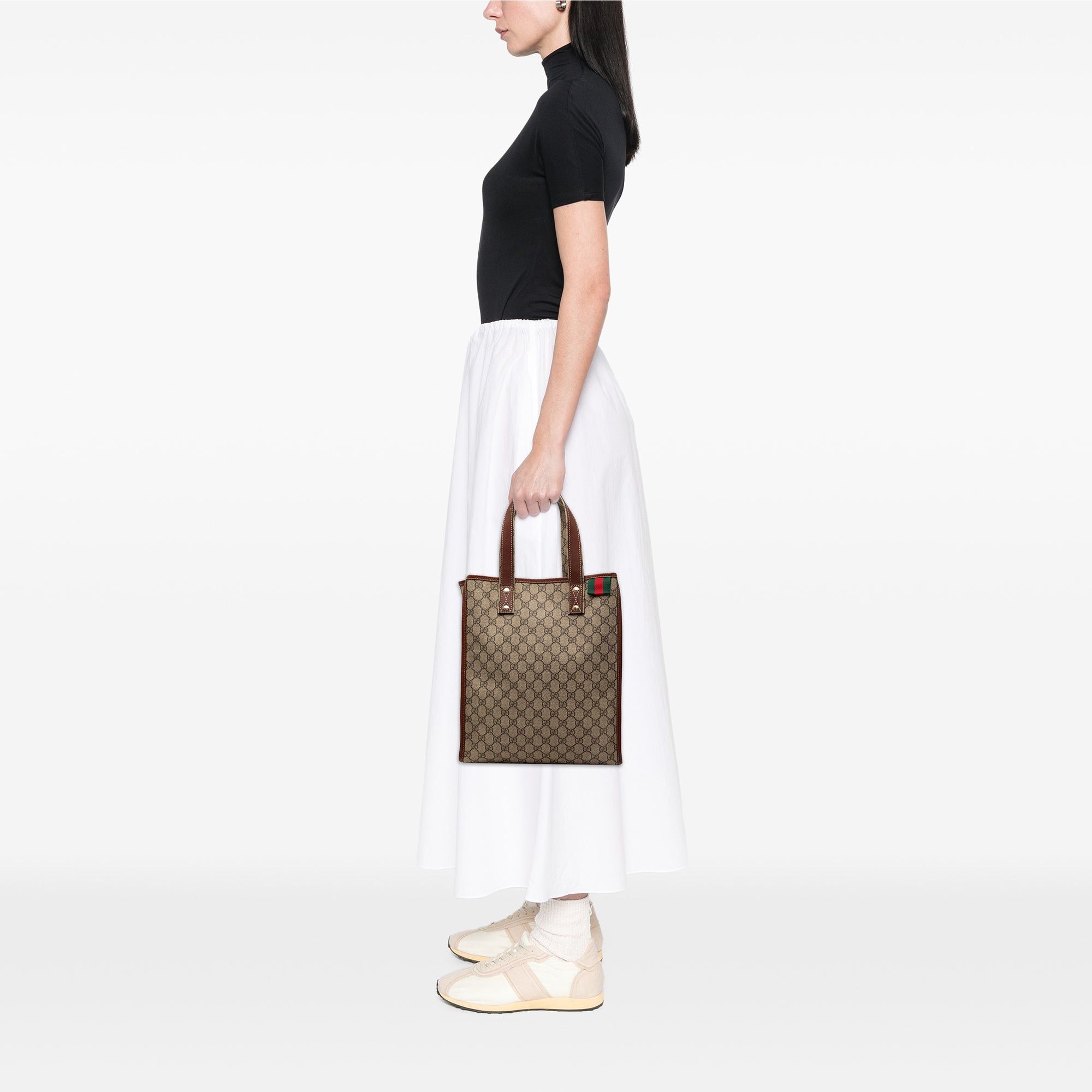 Gucci GG Supreme Web Tote Size ONE SIZE - 7 Thumbnail