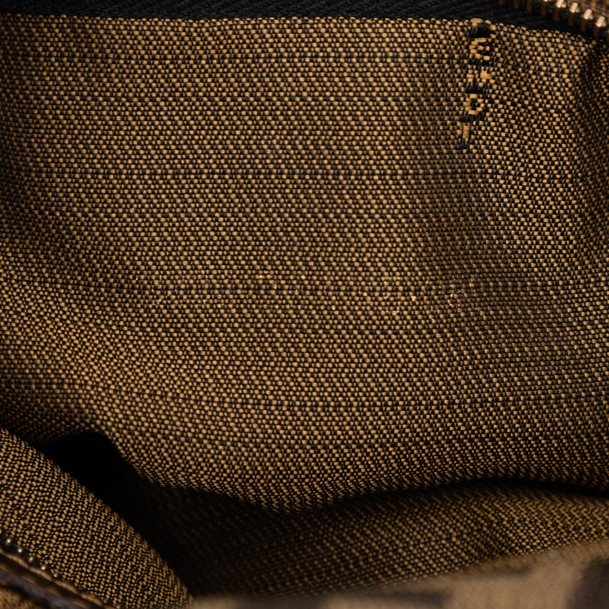 Fendi Zucca Canvas Double Flap Shoulder Bag Size ONE SIZE - 6 Thumbnail
