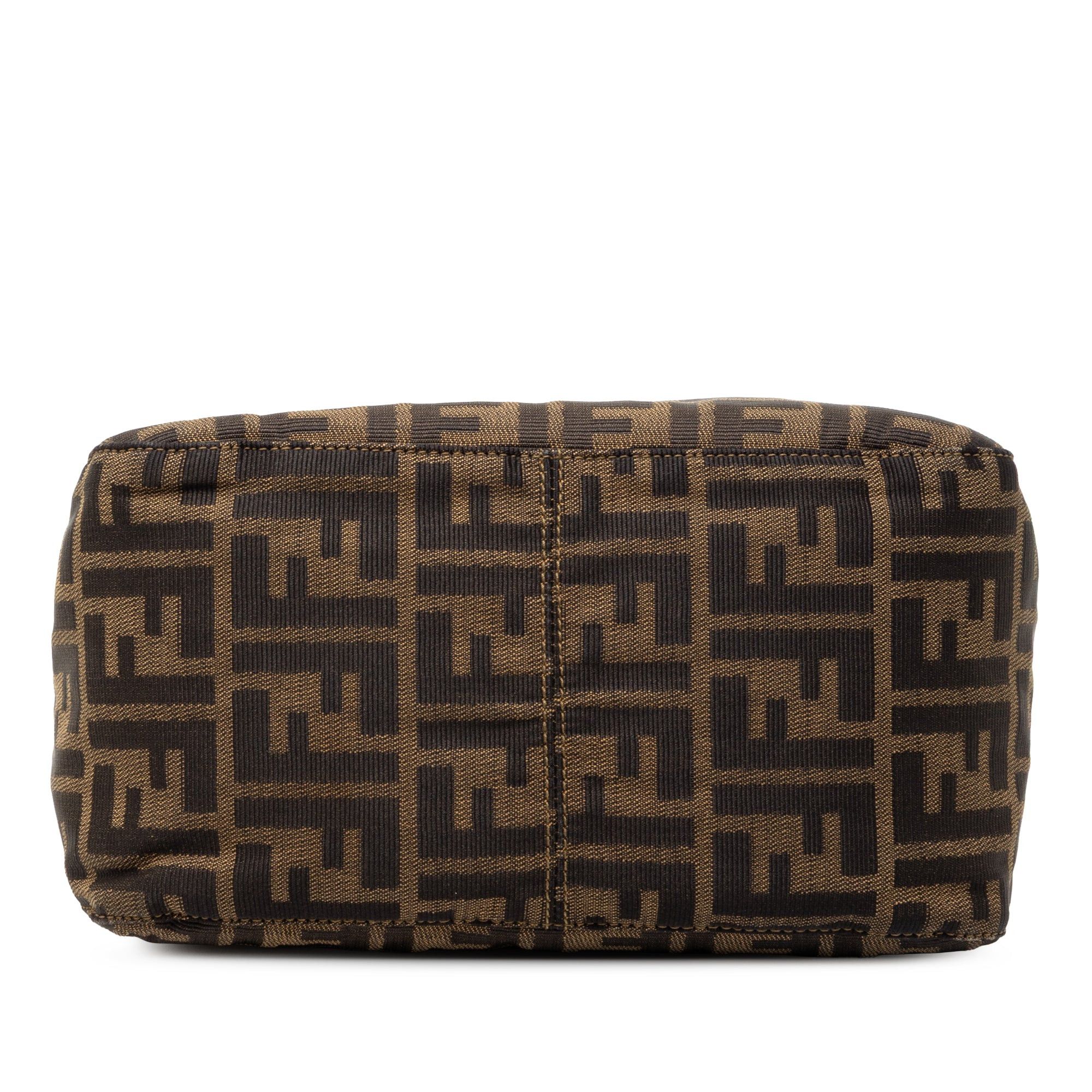 Fendi Zucca Canvas Double Flap Shoulder Bag Size ONE SIZE - 3 Thumbnail