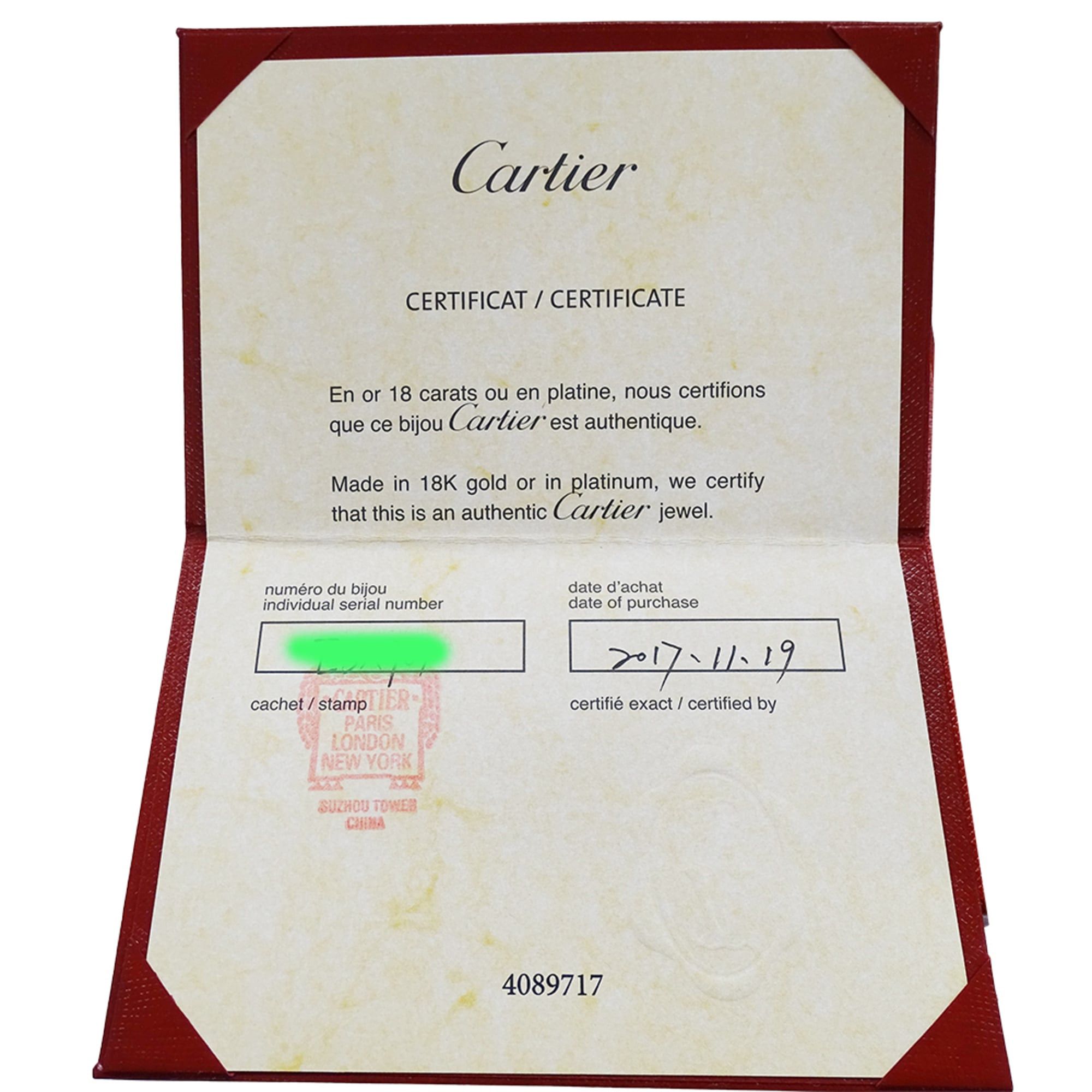 Cartier Cartier necklace for women, brand name, 750PG (pink gold), diamond, etincelle setting, polished. Size ONE SIZE - 8 Thumbnail