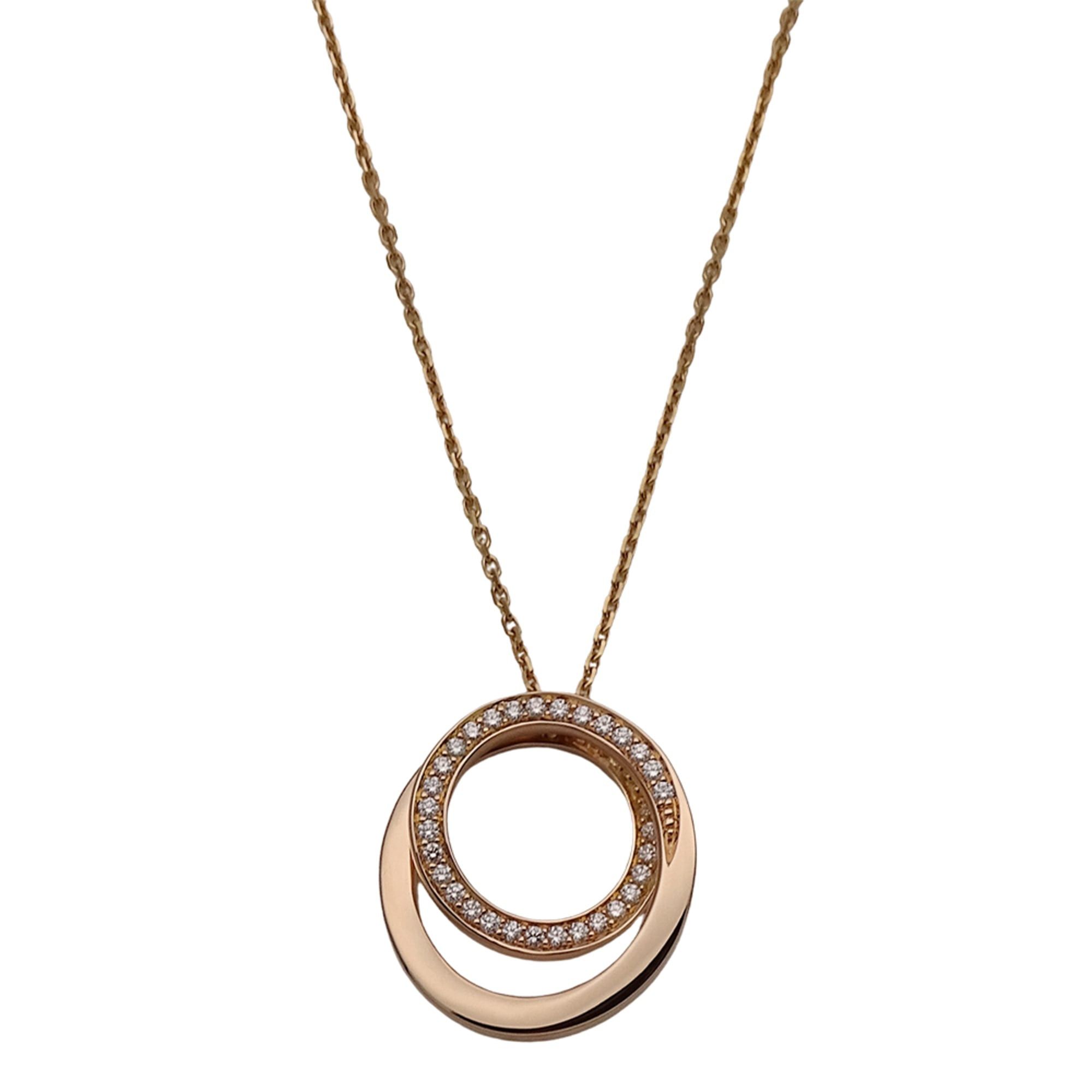 Cartier Cartier necklace for women, brand name, 750PG (pink gold), diamond, etincelle setting, polished. Size ONE SIZE - 2 Thumbnail