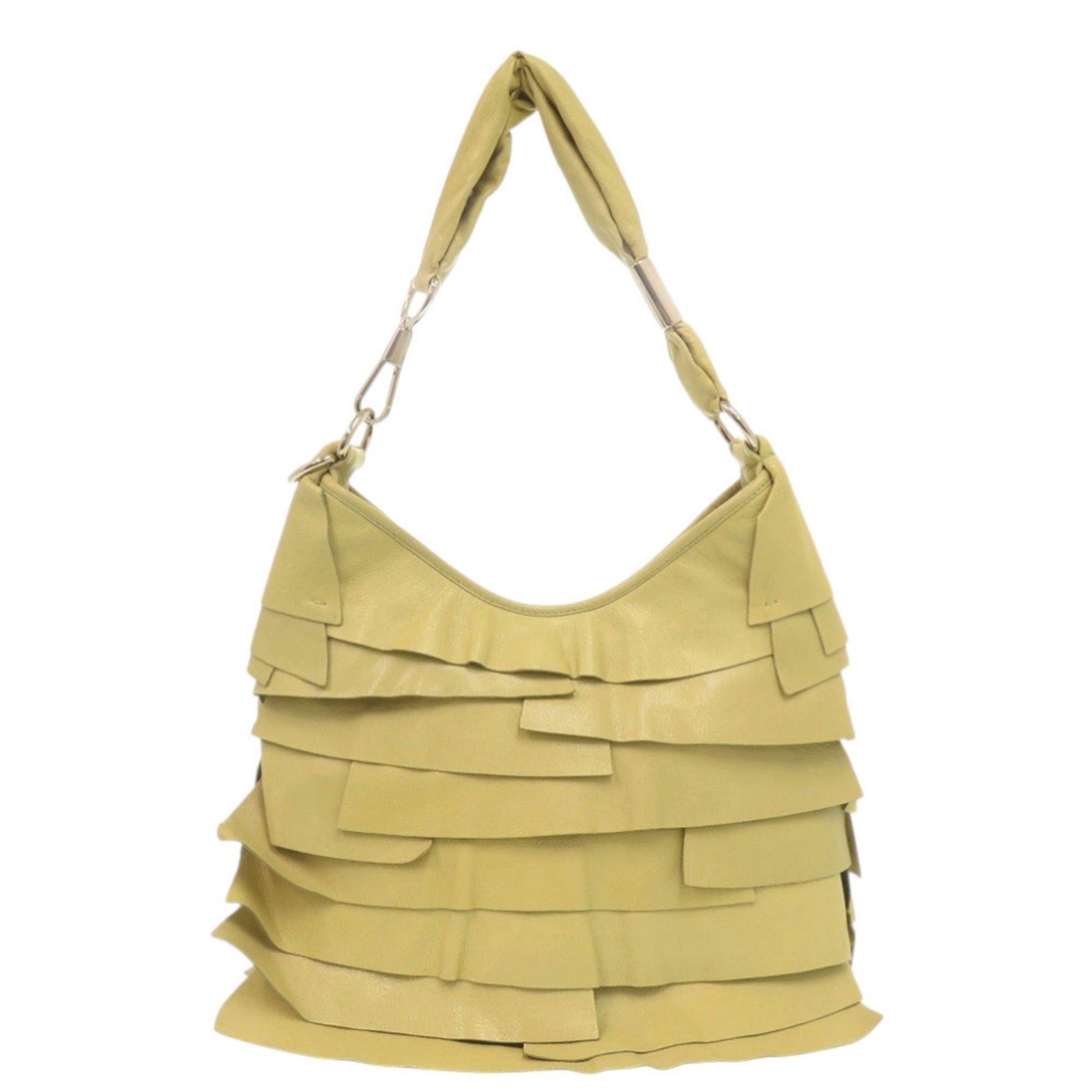 Yves Saint Laurent Excellent condition Yves Saint Laurent Saint-Tropez 122245 Leather Yellow Handbag 1717 YVES SAINT LAURENT Size ONE SIZE - 2 Thumbnail