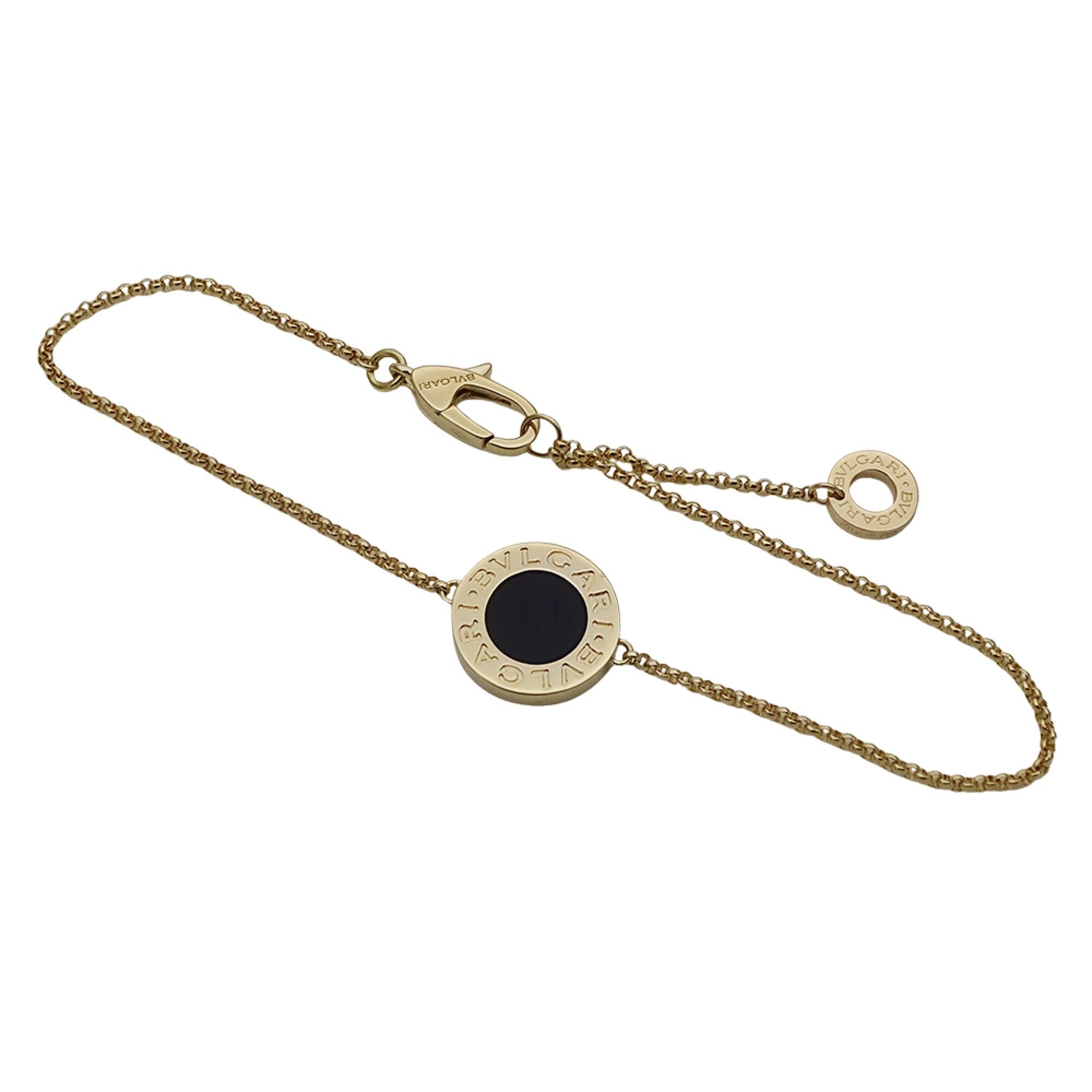 Bvlgari Bulgari BVLGARI Bracelet for Women, Brand Name, 750YG, Onyx, Bulgari, Yellow Gold, SM Size, Jewelry, Polished Size ONE SIZE - 3 Thumbnail