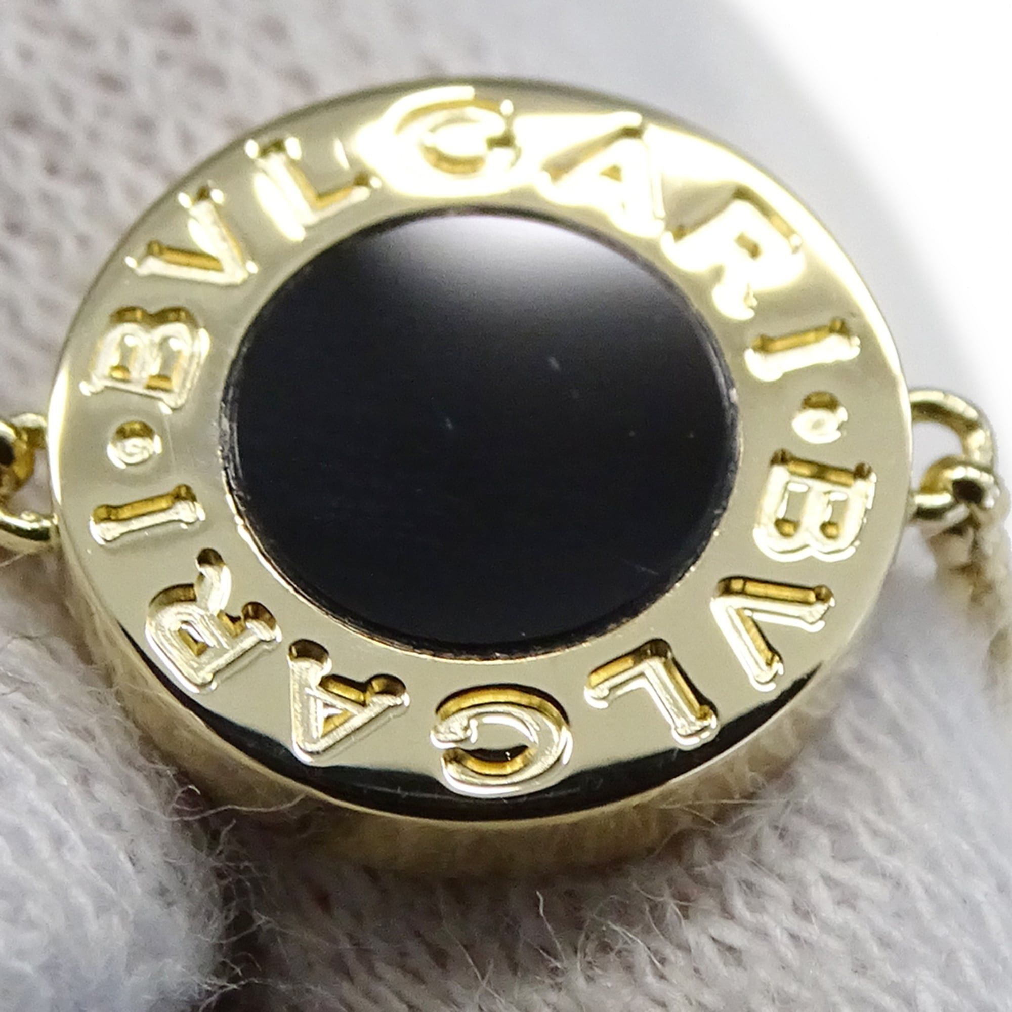 Bvlgari Bulgari BVLGARI Bracelet for Women, Brand Name, 750YG, Onyx, Bulgari, Yellow Gold, SM Size, Jewelry, Polished Size ONE SIZE - 8 Thumbnail